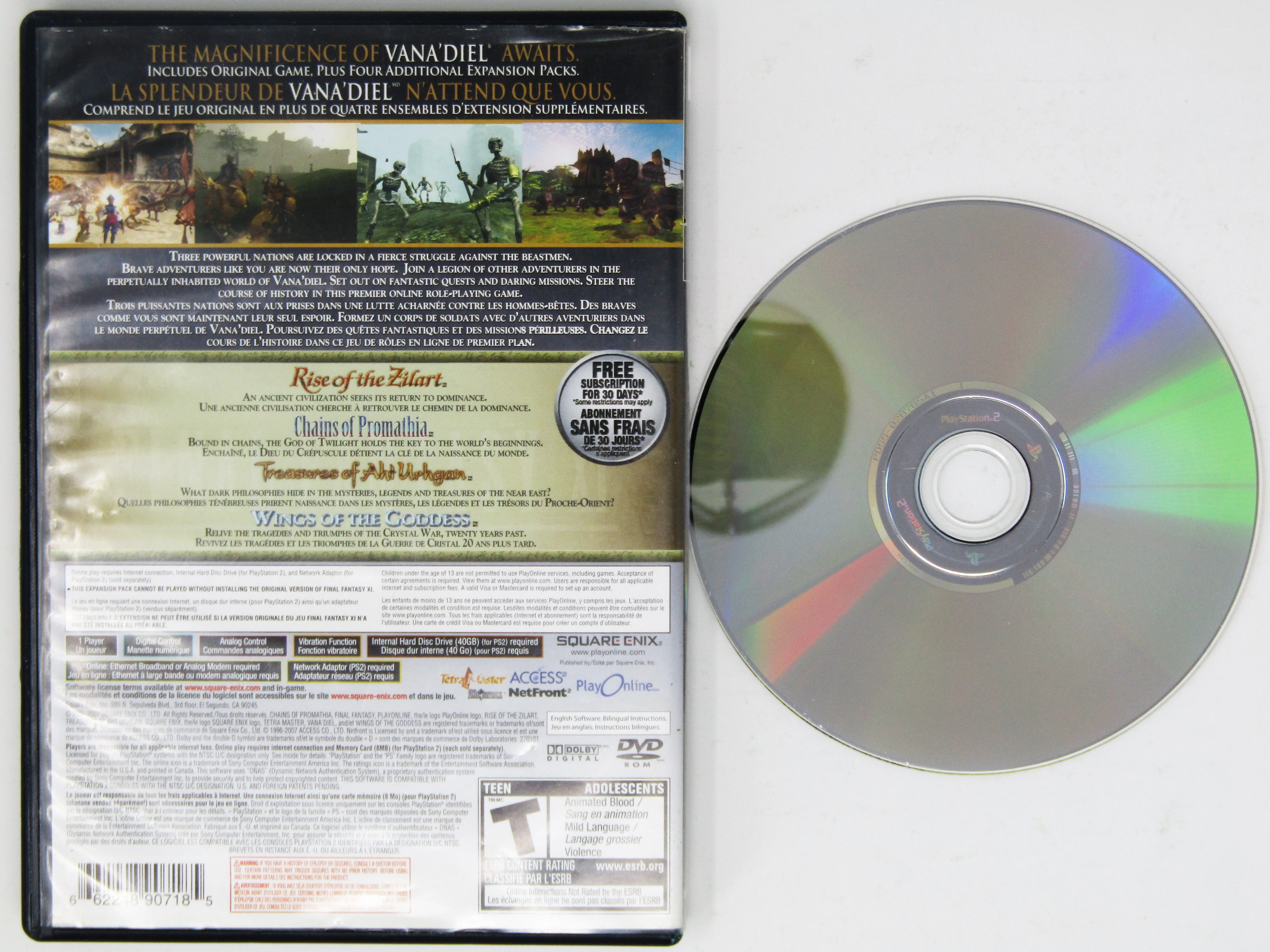 Final Fantasy XI 11 Vana'diel Collection 2008 (PlayStation 2 / PS2) - Image 2