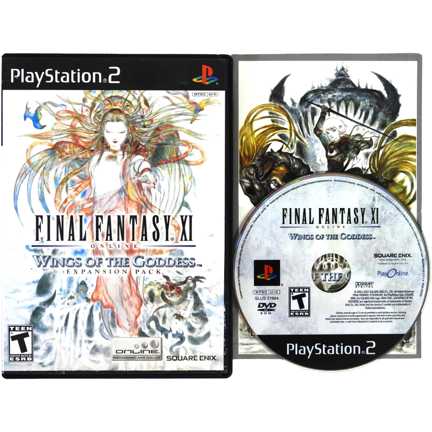 Final Fantasy XI 11 Wings of the Goddess (PlayStation 2 / PS2) - Image 2