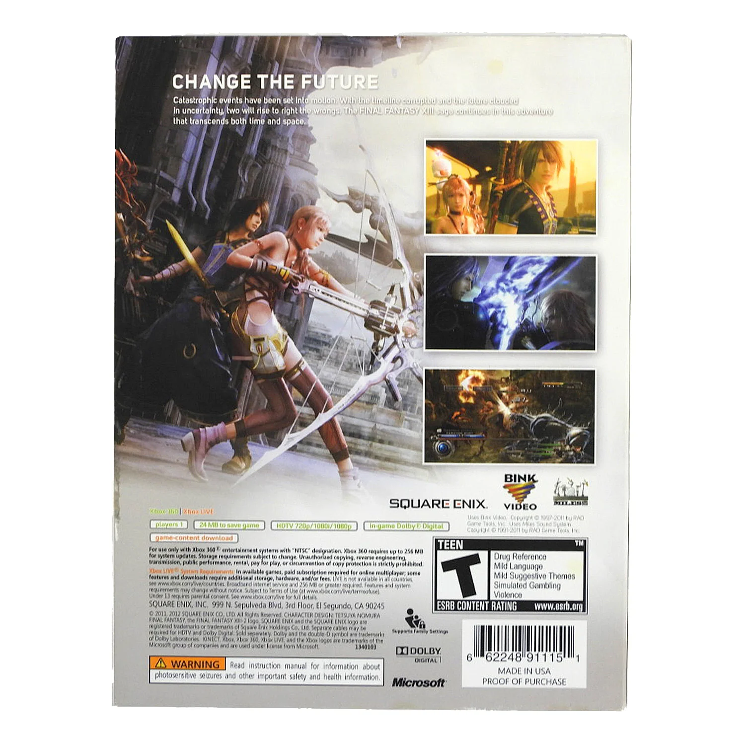 Final Fantasy XIII-2 13-2 [Collector's Edition] (Xbox 360) - Image 8