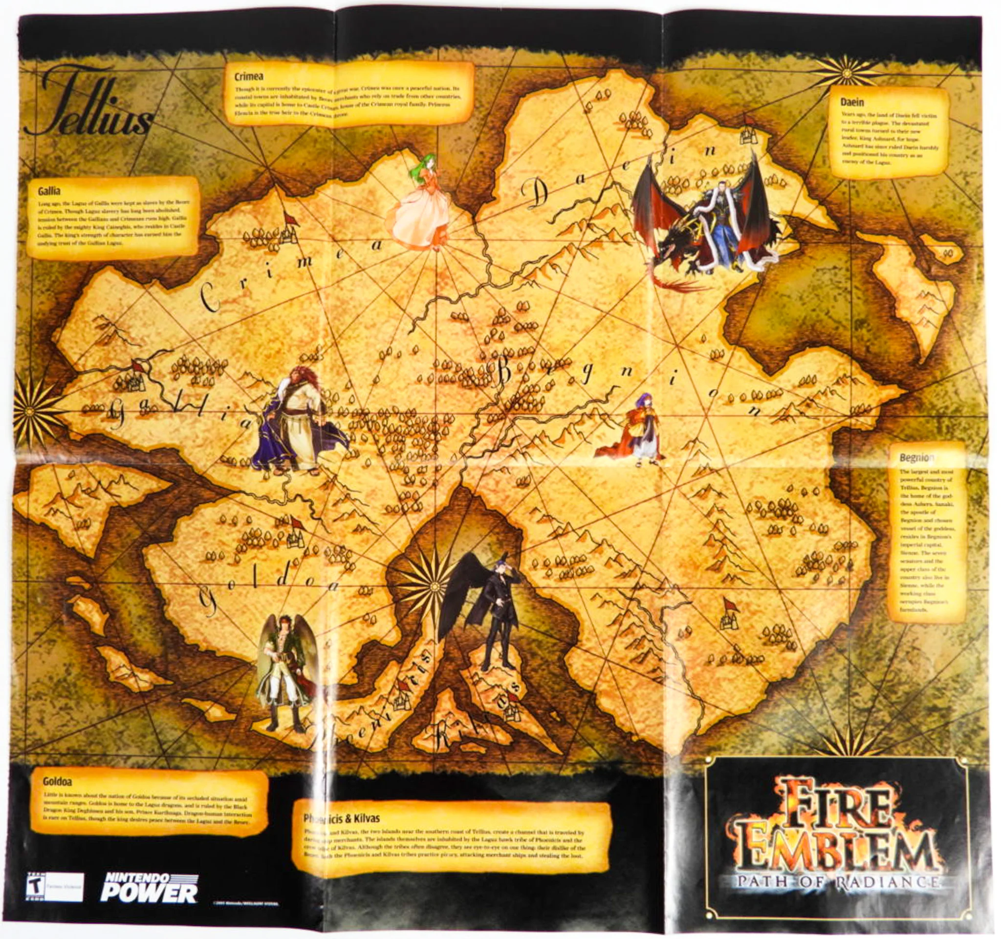 Fire Emblem Path Of Radiance [Nintendo Power] [Map] (Nintendo GameCube) - Image 2