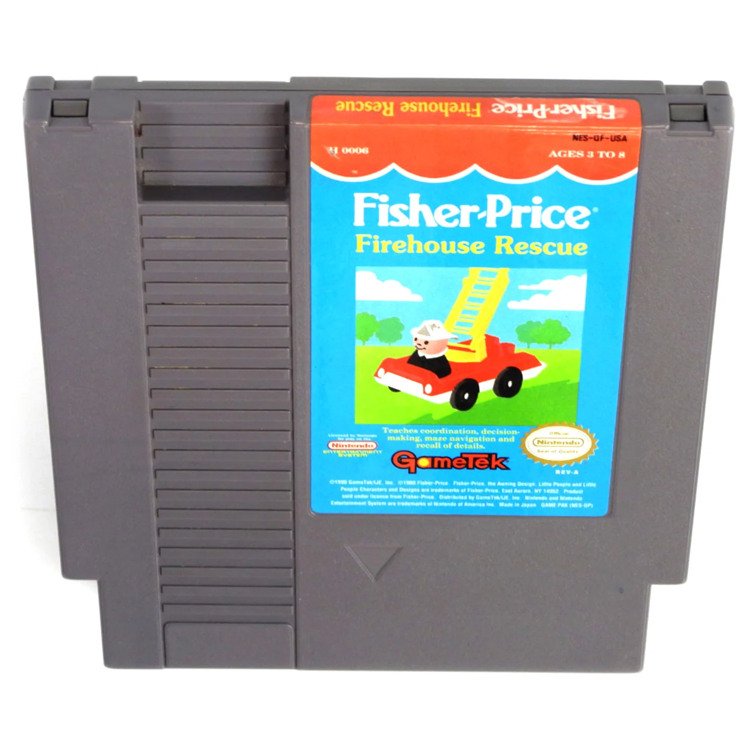 Fisher-Price Firehouse Rescue (Nintendo / NES) - Image 3
