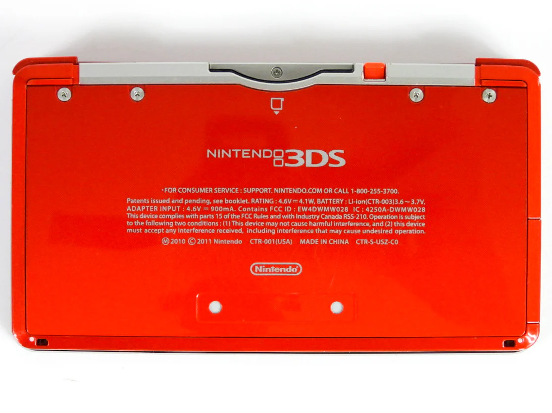 Nintendo 3DS System Flame Red - Image 5