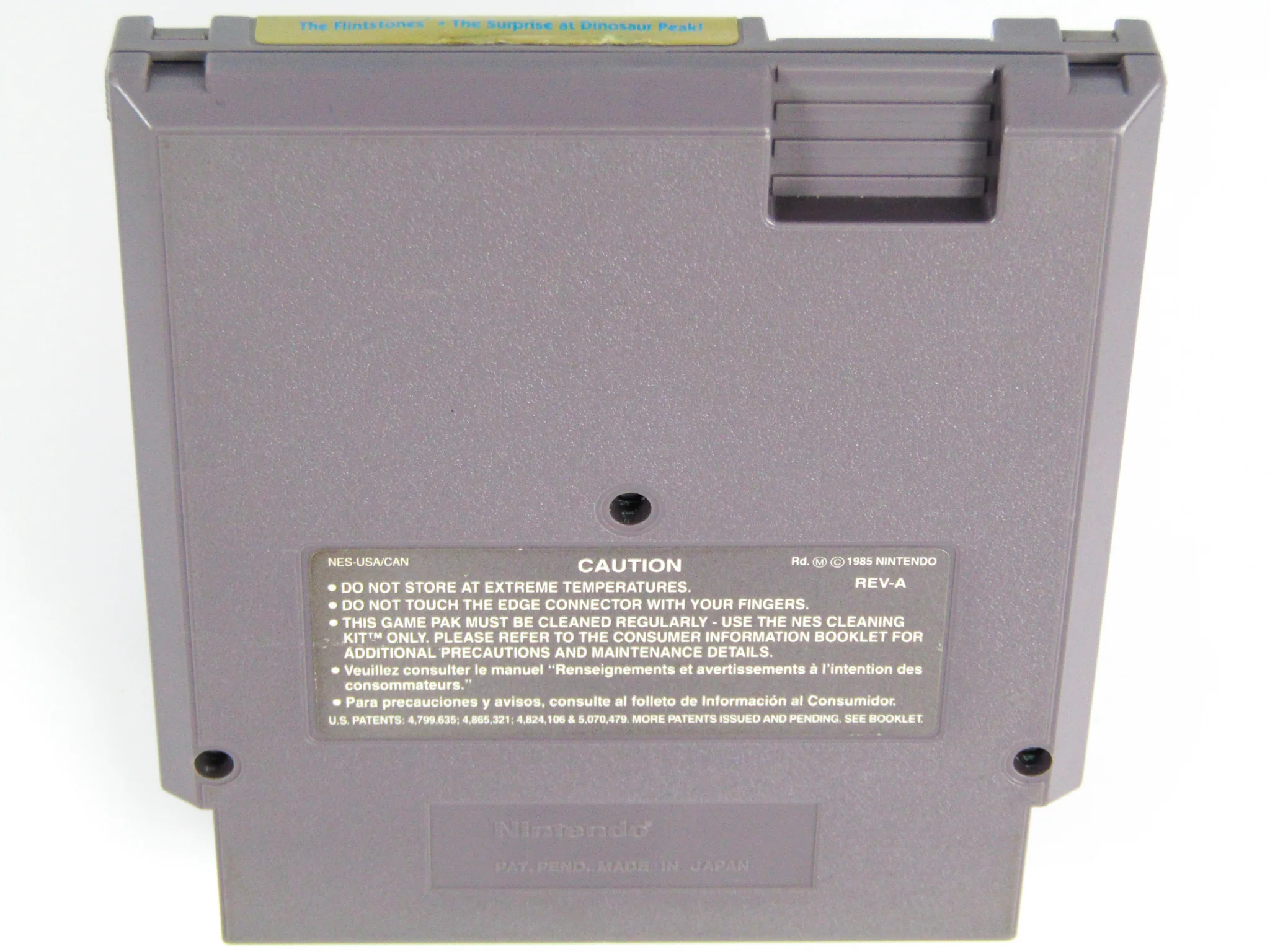The Flintstones: Surprise At Dinosaur Peak (Nintendo / NES) - Image 2