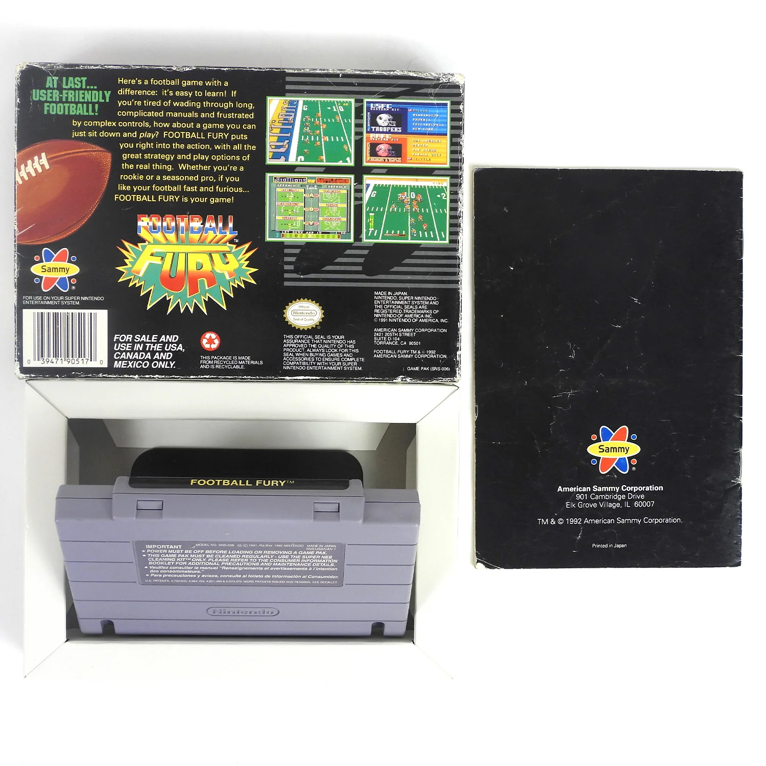 Football Fury (Super Nintendo / SNES) - Image 2