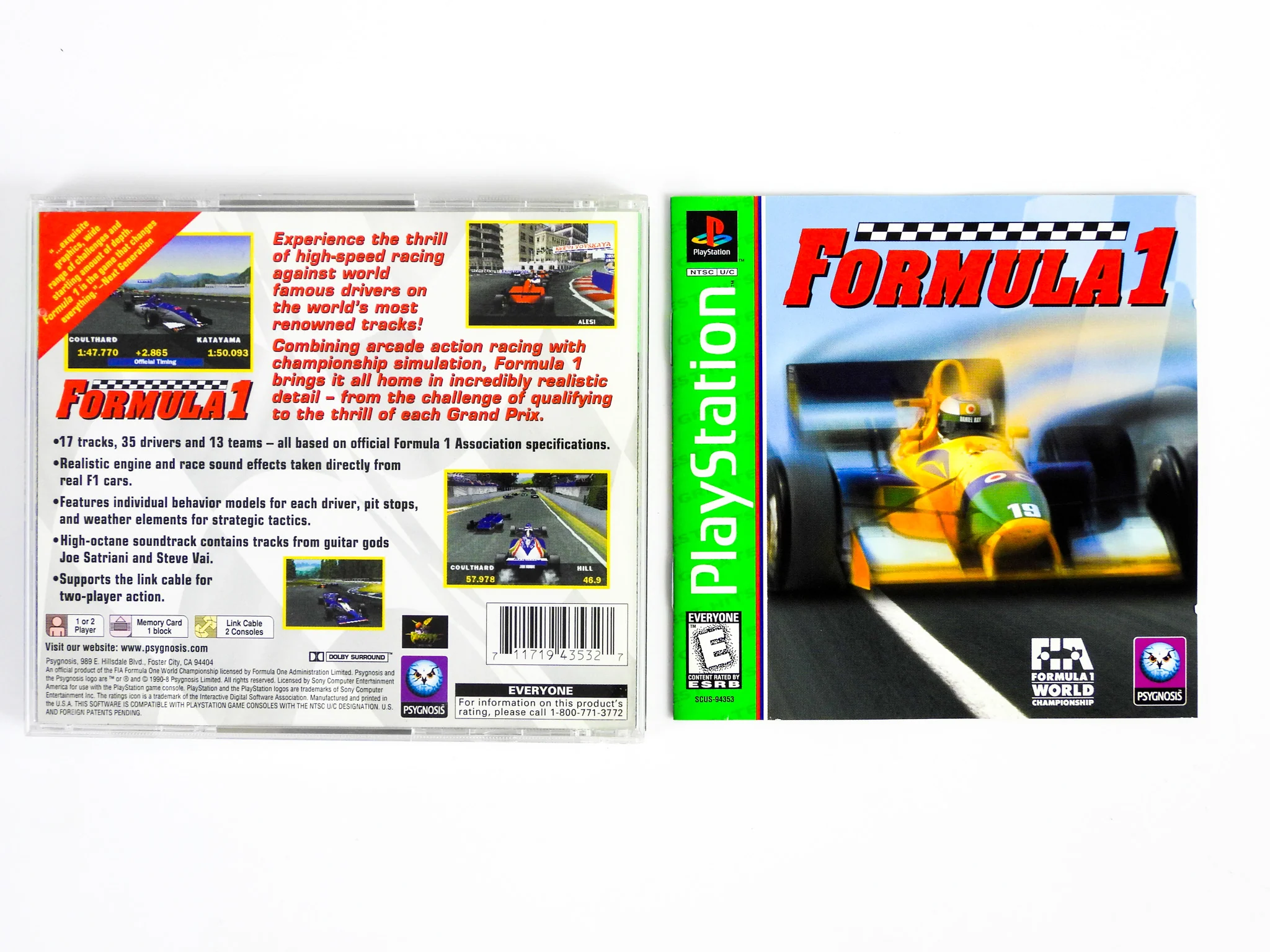 Formula 1 [Greatest Hits] (PlayStation / PS1) - Image 5