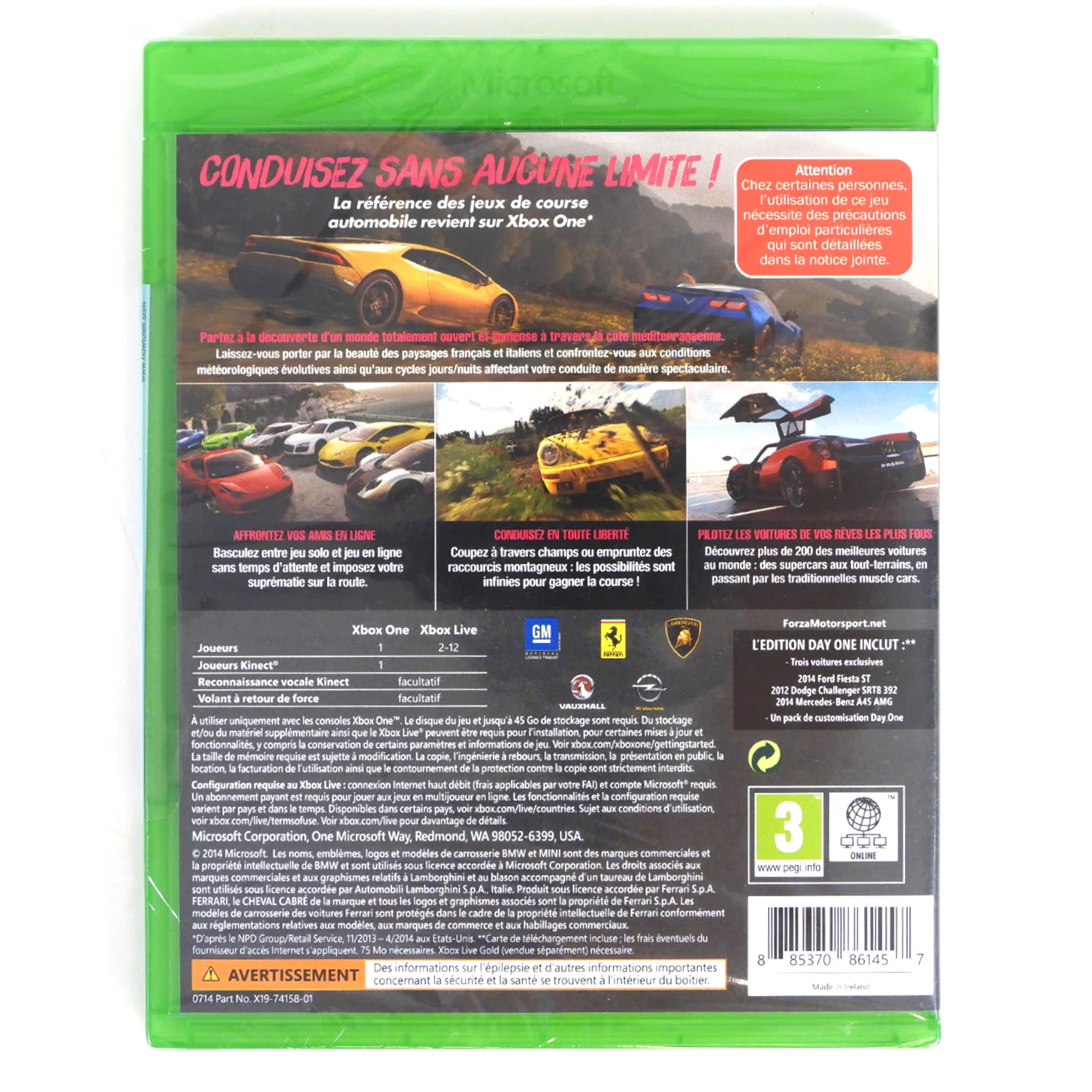 Forza Horizon 2 [Day One Edition] [PAL] [French Version] (Xbox One) - Image 2