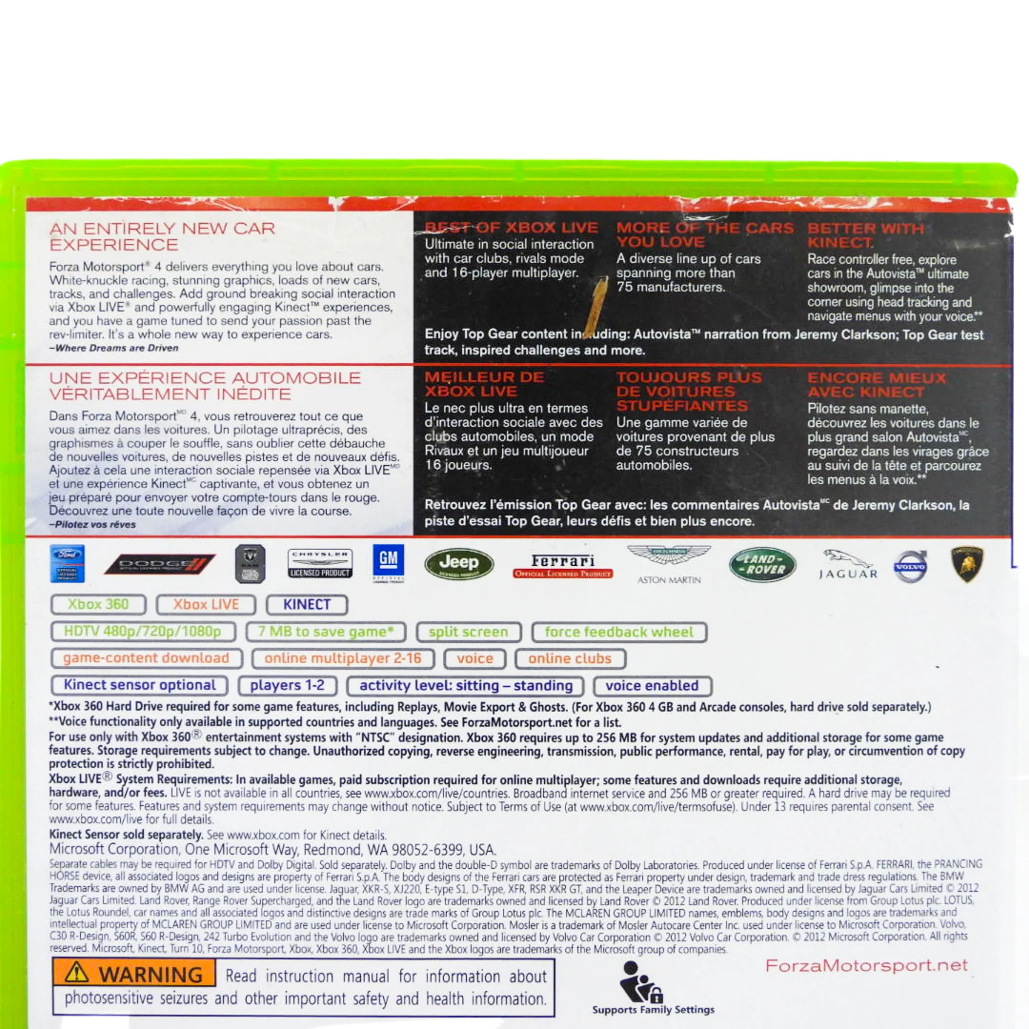 Forza Motorsport 4 [Essentials Edition] [Not For Resale] (Xbox 360) - Image 3