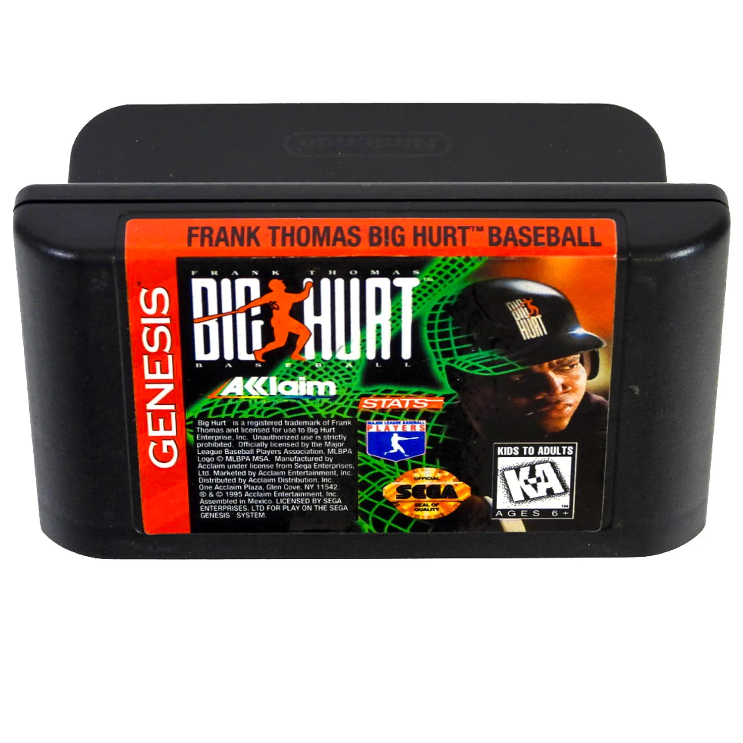 Frank Thomas: Big Hurt Baseball (Sega Genesis) - Image 2