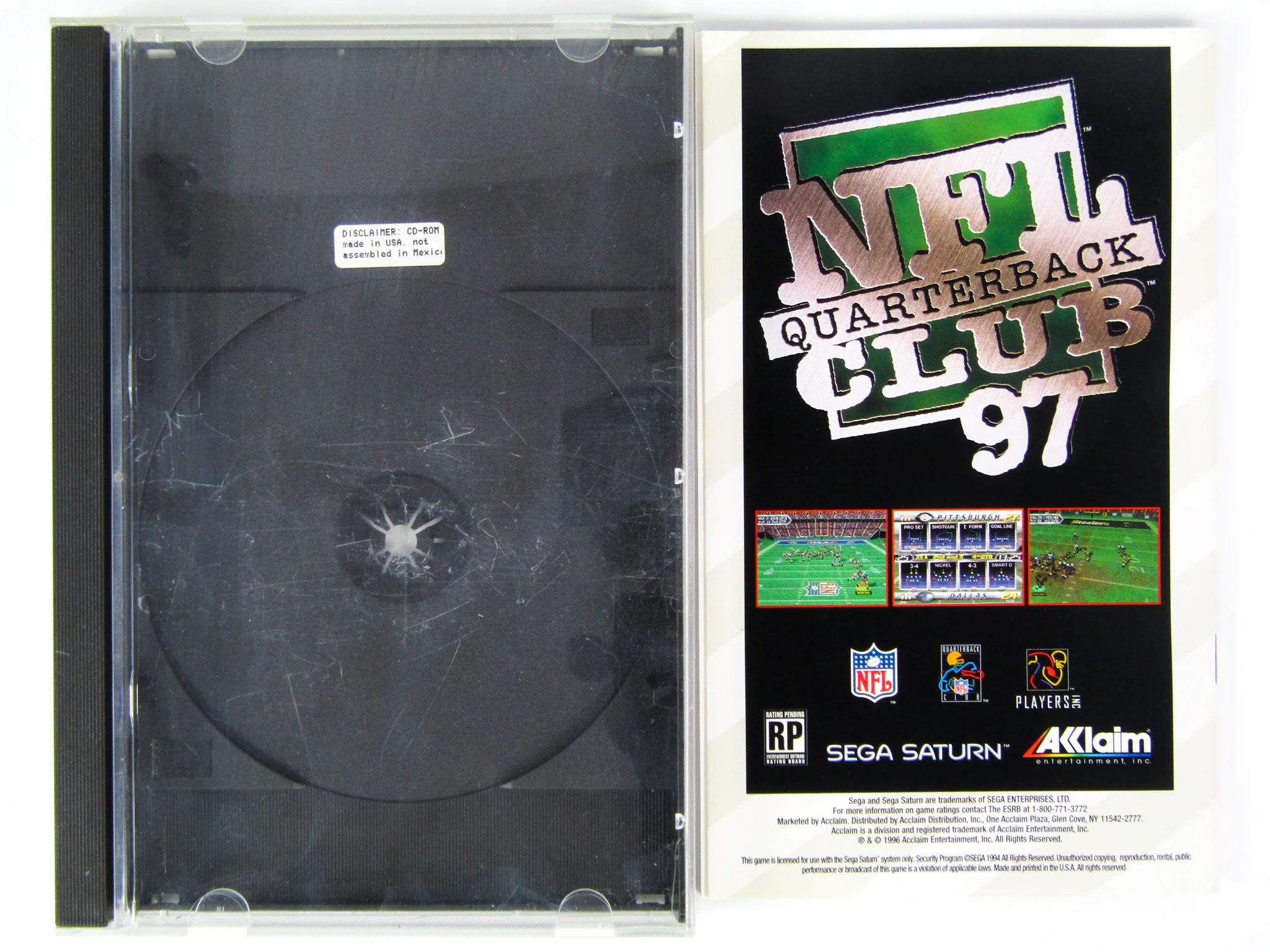 Frank Thomas Big Hurt Baseball (Sega Saturn) - Image 3