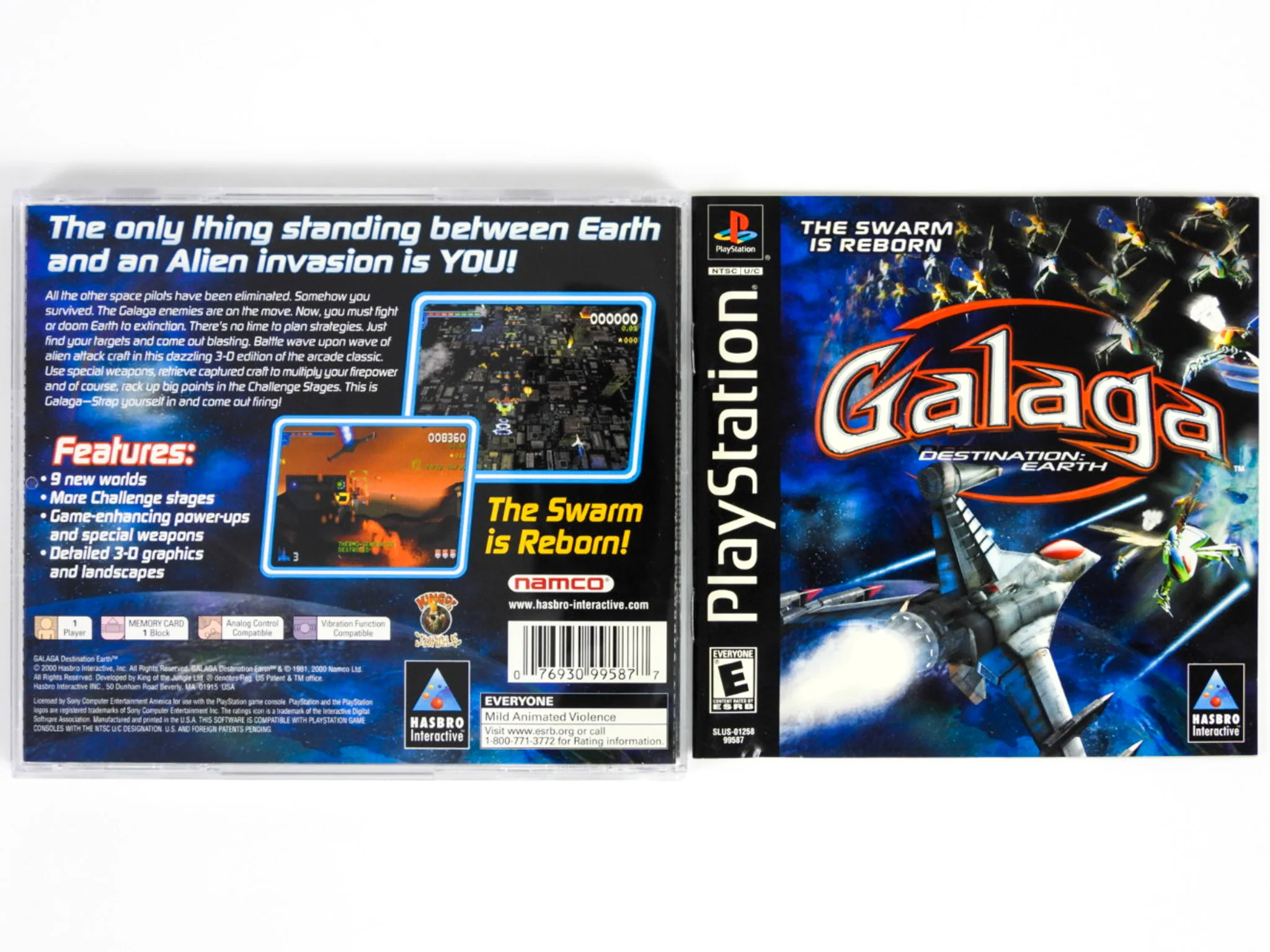Galaga: Destination Earth (PlayStation / PS1) - Image 2