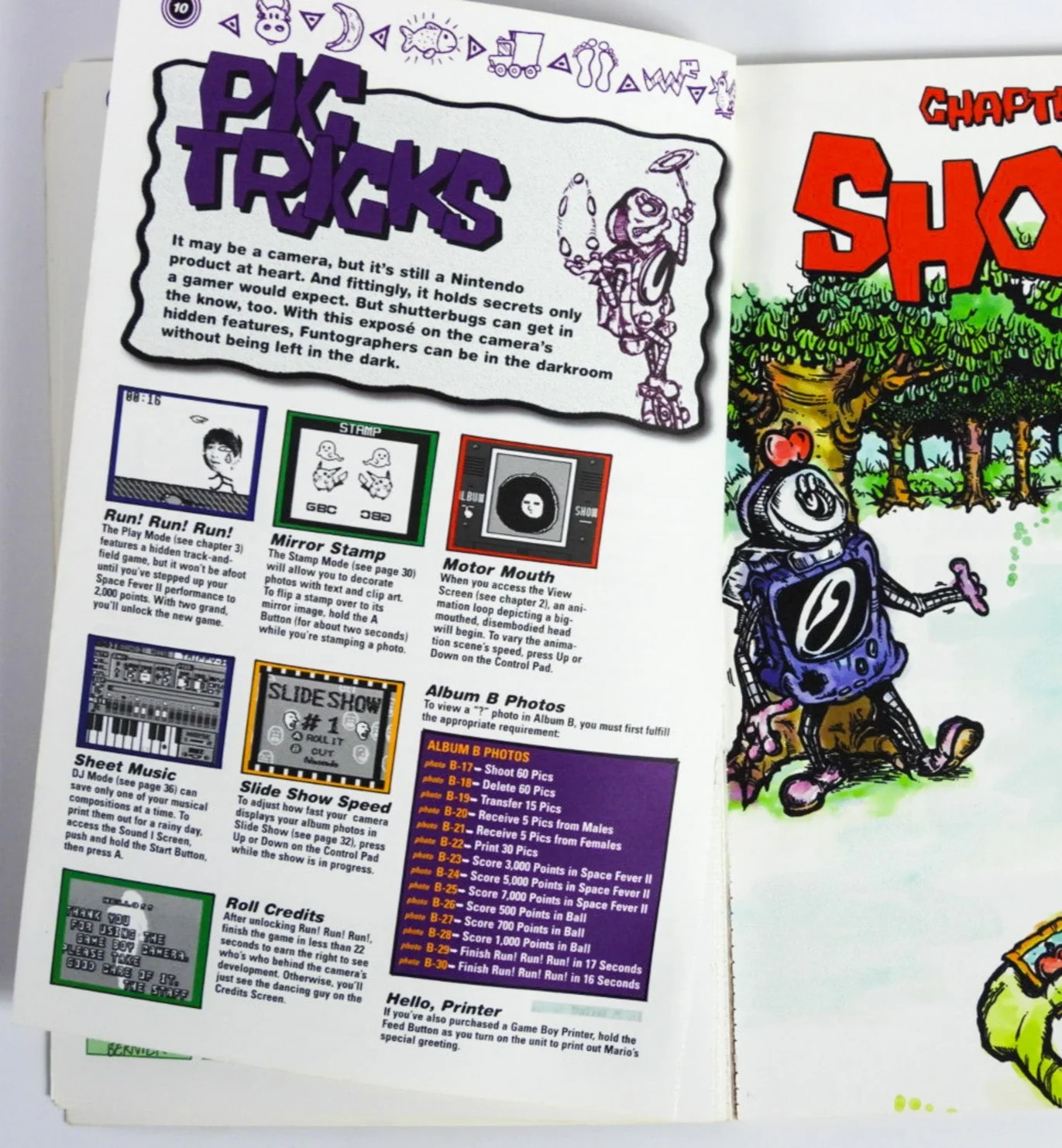 Game Boy Camera Funtography Guide [Nintendo Power] (Game Guide) - Image 4