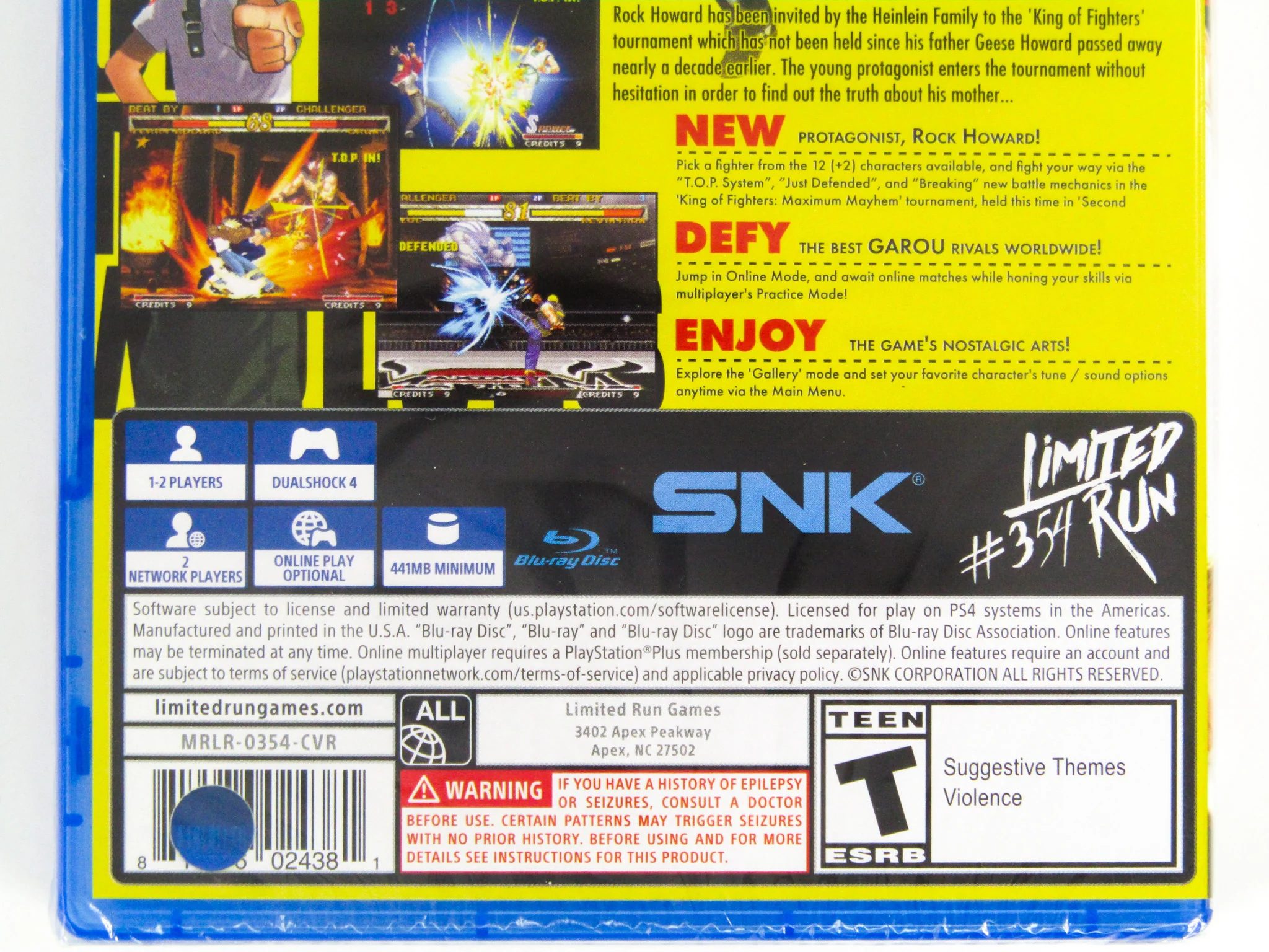 Garou: Mark Of The Wolves [Limited Run Games] (PlayStation 4 / PS4) - Image 2