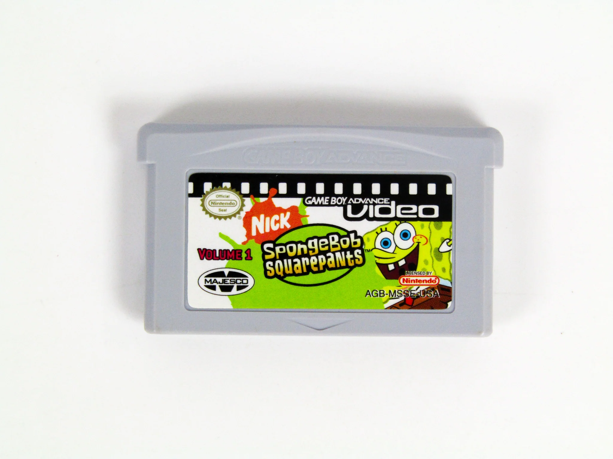 GBA Video SpongeBob SquarePants Volume 1 (Nintendo Game Boy Advance / GBA)