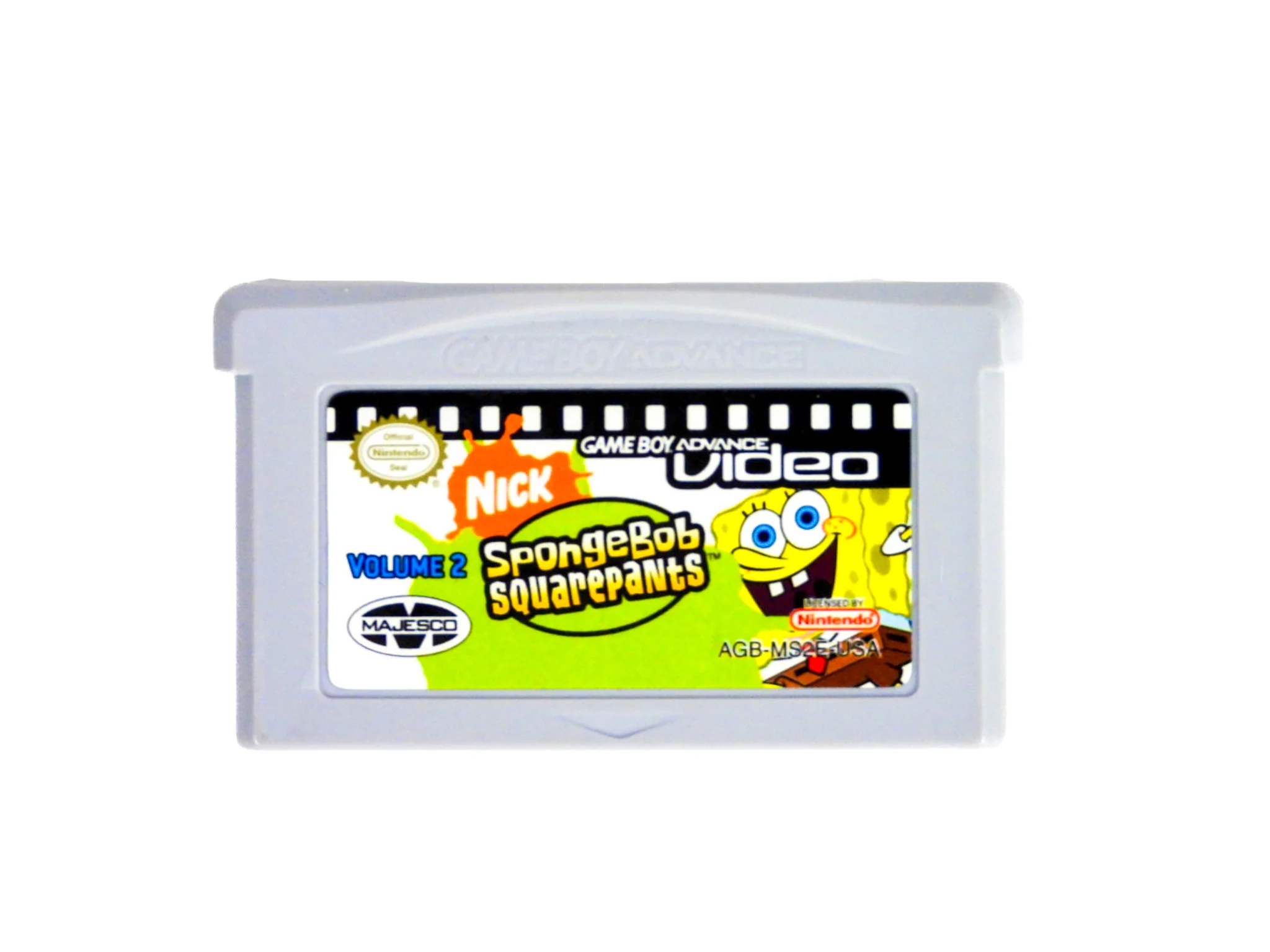 GBA Video: SpongeBob SquarePants Volume 2 (Nintendo Game Boy Advance / GBA)