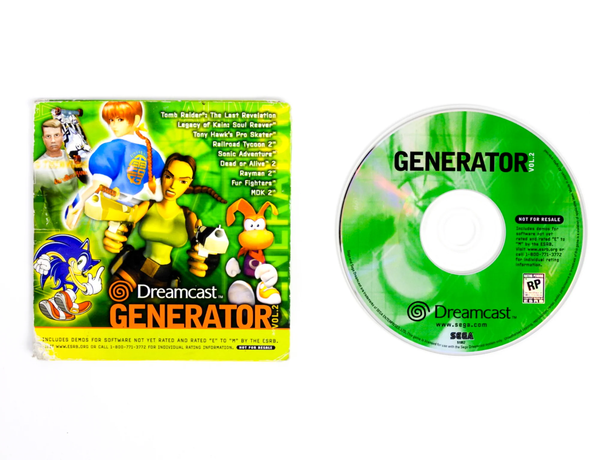 Generator Vol. 2 [Not For Resale] (Sega Dreamcast) - Image 3