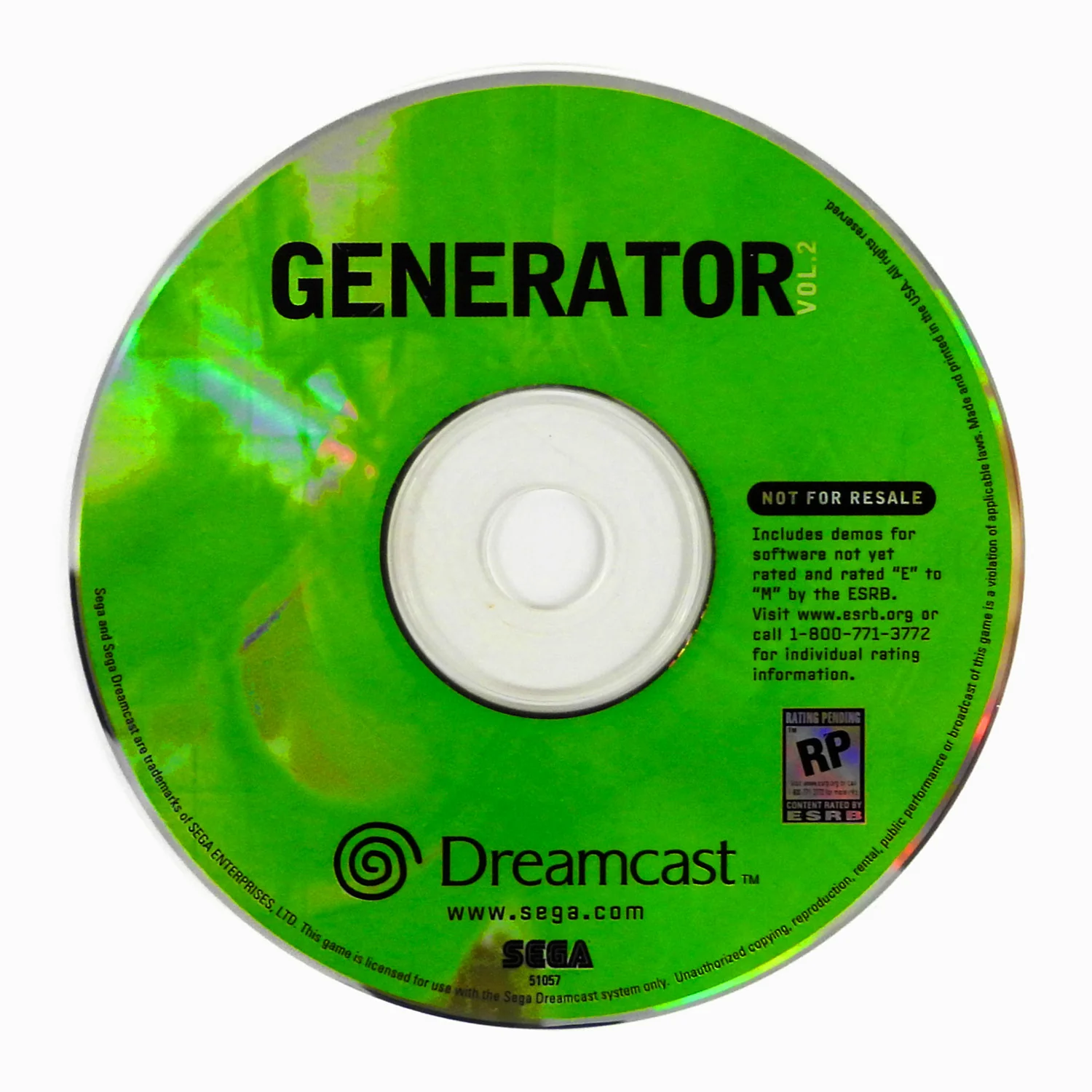 Generator Vol. 2 [Not For Resale] (Sega Dreamcast) - Image 6