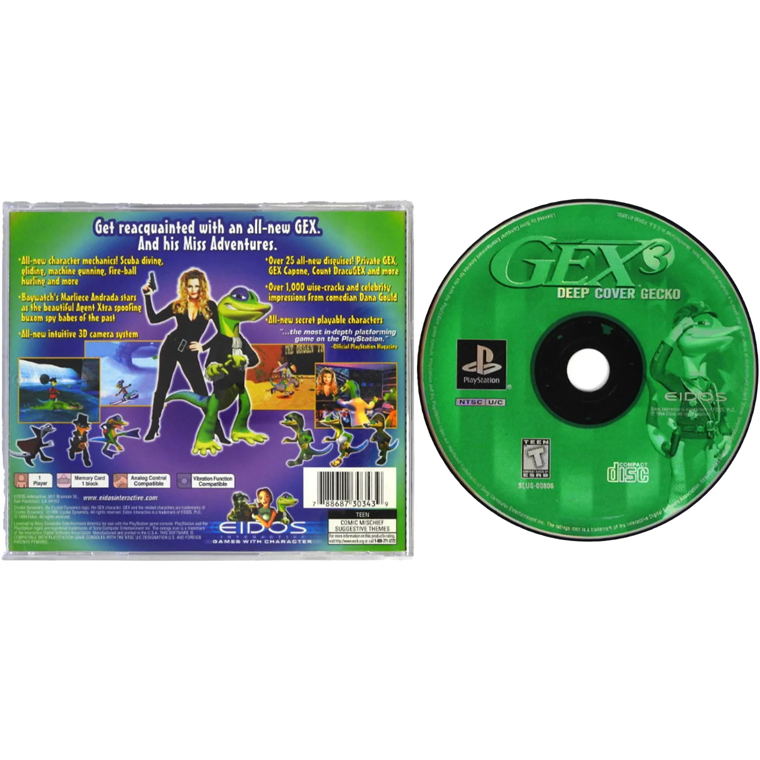 Gex 3: Deep Cover Gecko (PlayStation / PS1) - Image 5