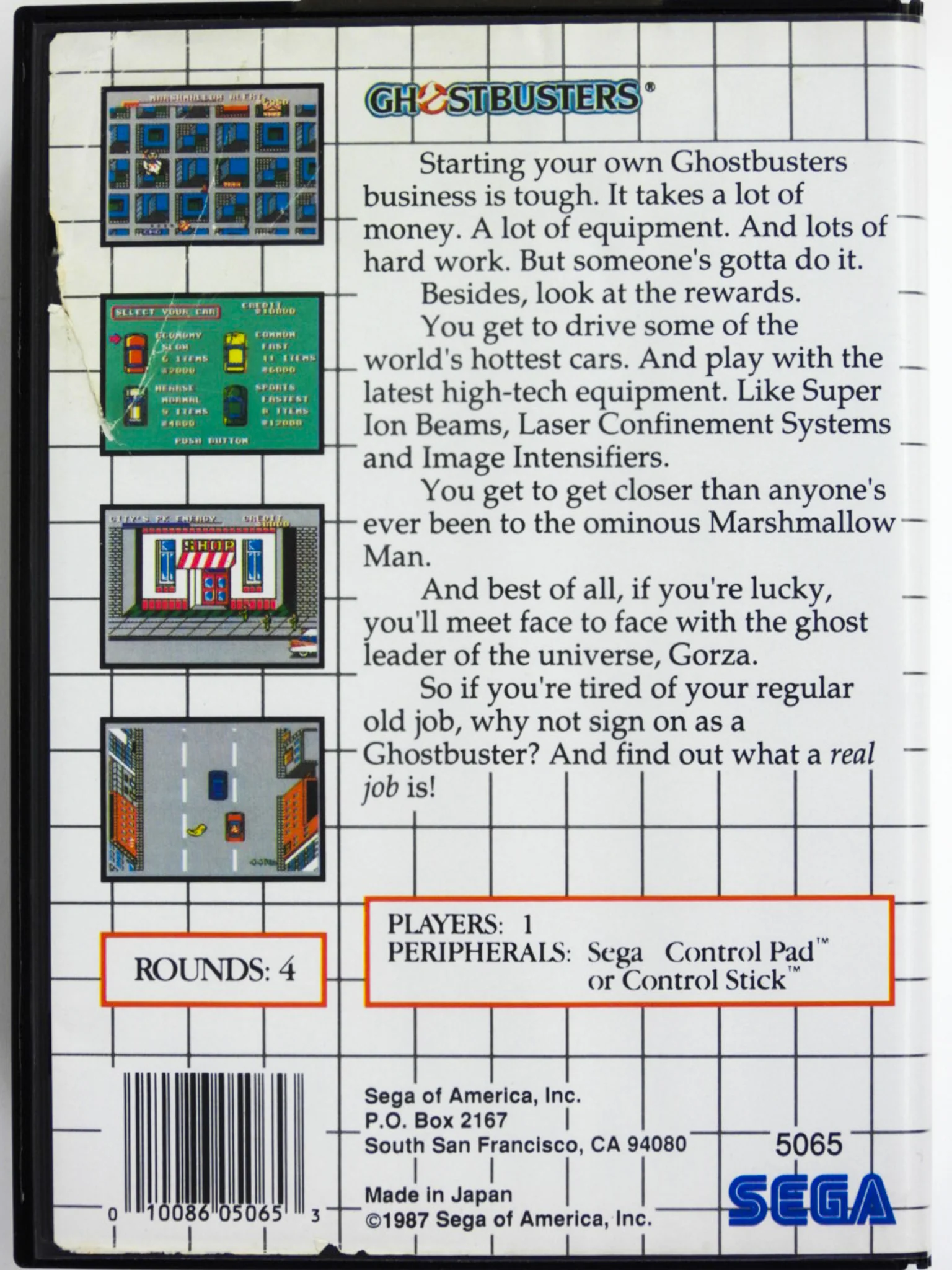 Ghostbusters (Sega Master System) - Image 2