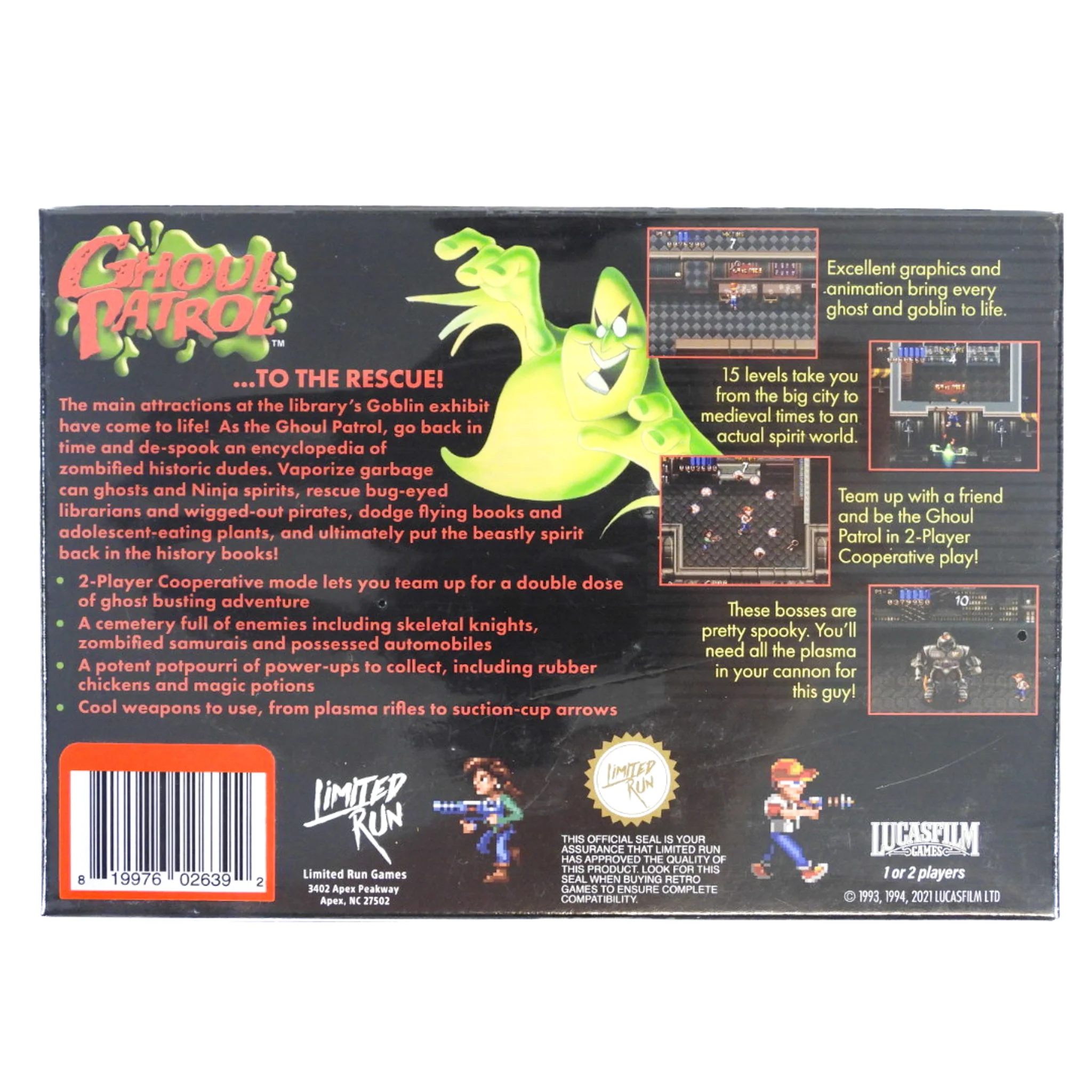 Ghoul Patrol [Limited Run Games] (Super Nintendo / SNES) - Image 3