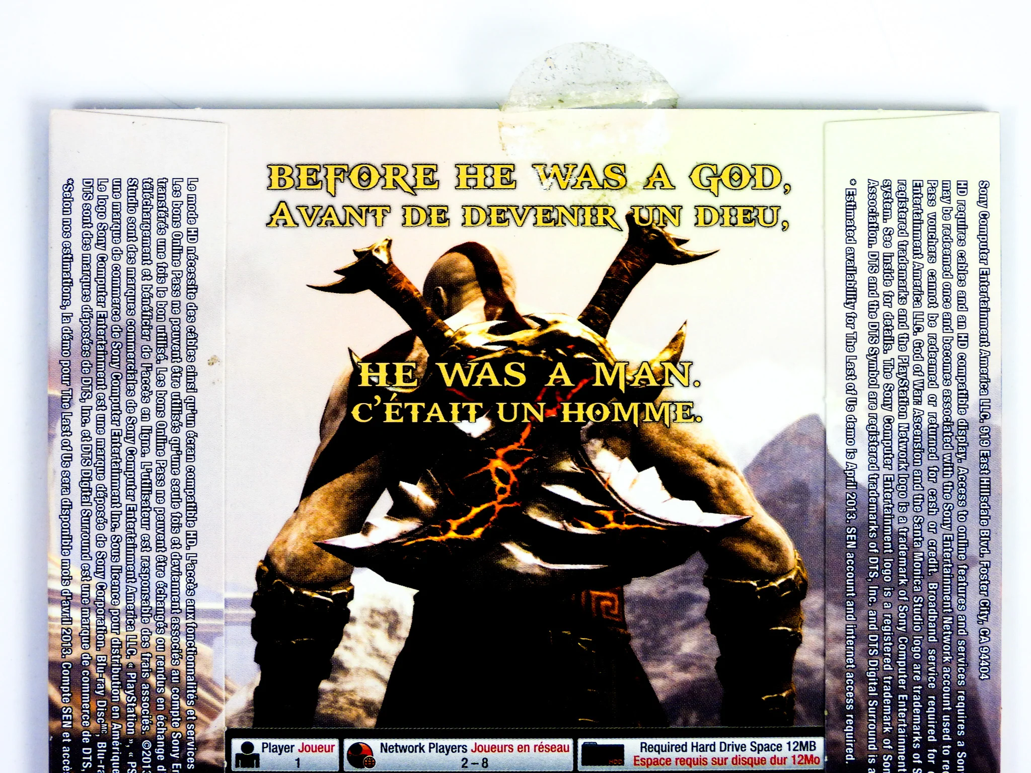 God Of War Ascension [Not For Resale] (PlayStation 3 / PS3) - Image 2