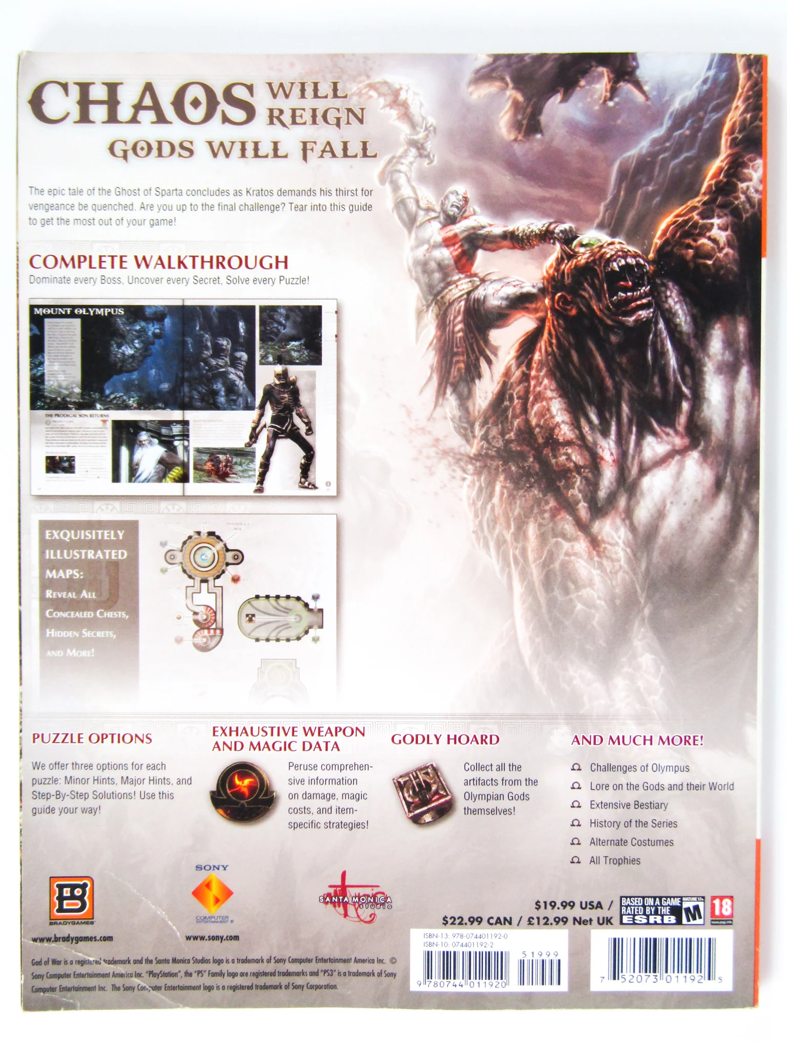 God Of War III 3 [Signature Series] [BradyGames] (Game Guide) - Image 2