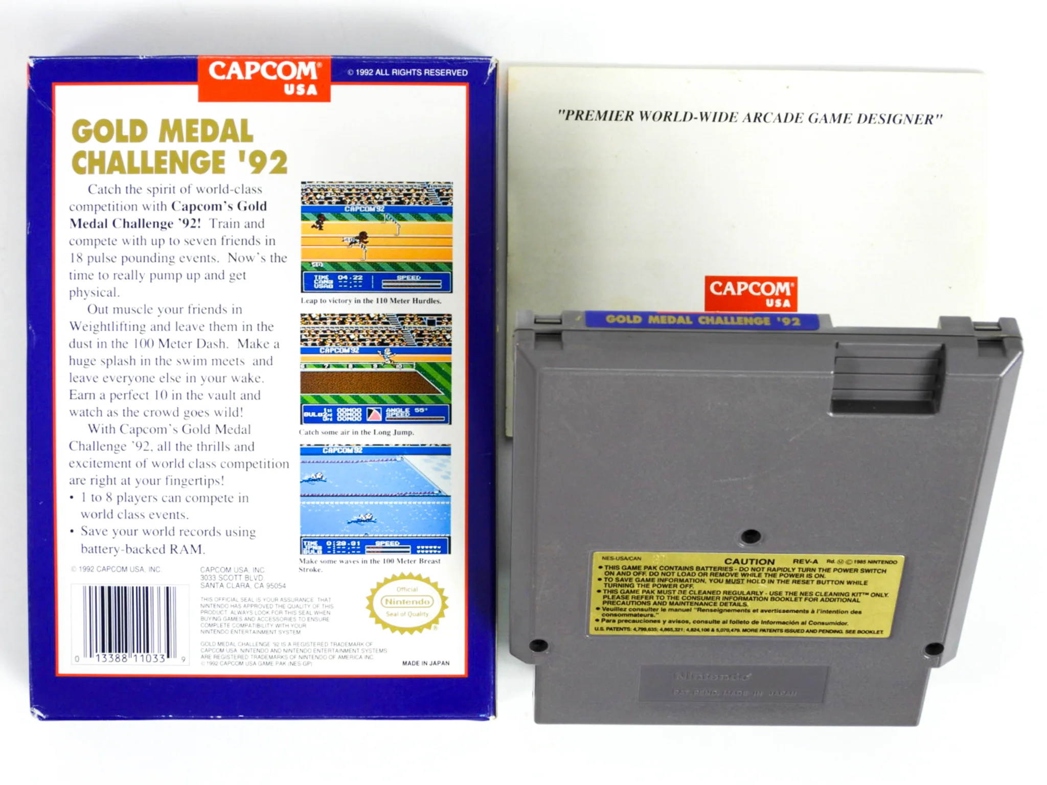 Gold Medal Challenge '92 (Nintendo / NES) - Image 2