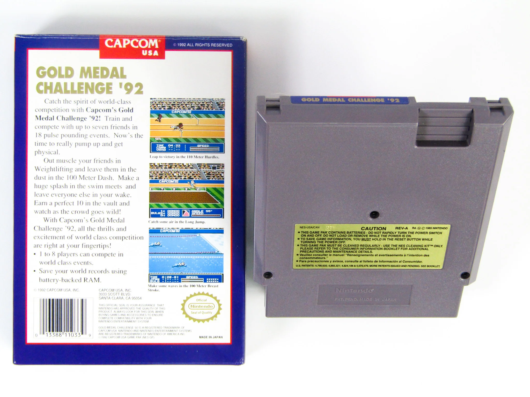 Gold Medal Challenge '92 (Nintendo / NES) - Image 5