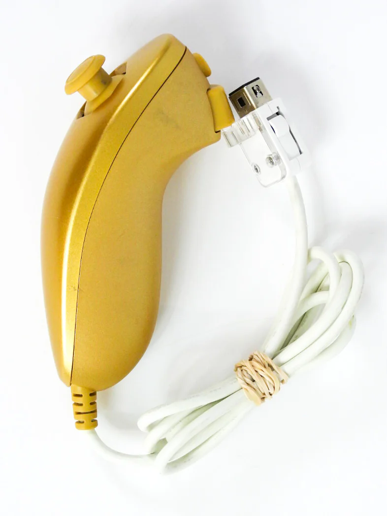 Nintendo Wii Nunchuk Controller Gold [Club Nintendo] - Image 7
