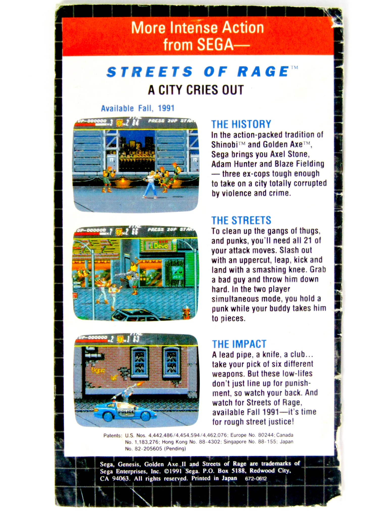 Golden Axe II [Manual] (Sega Genesis) - Image 2