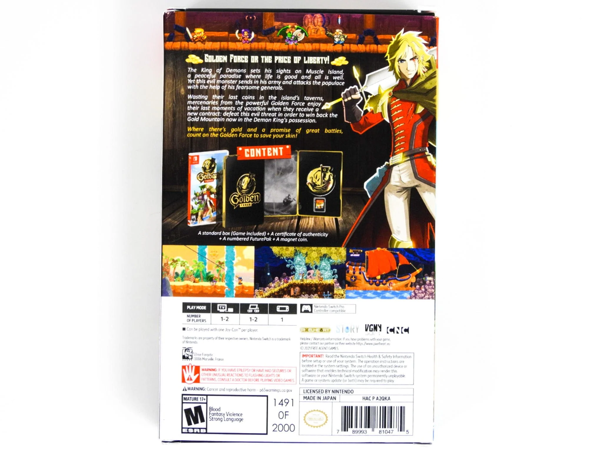 Golden Force [Limited Edition] (Nintendo Switch) - Image 2