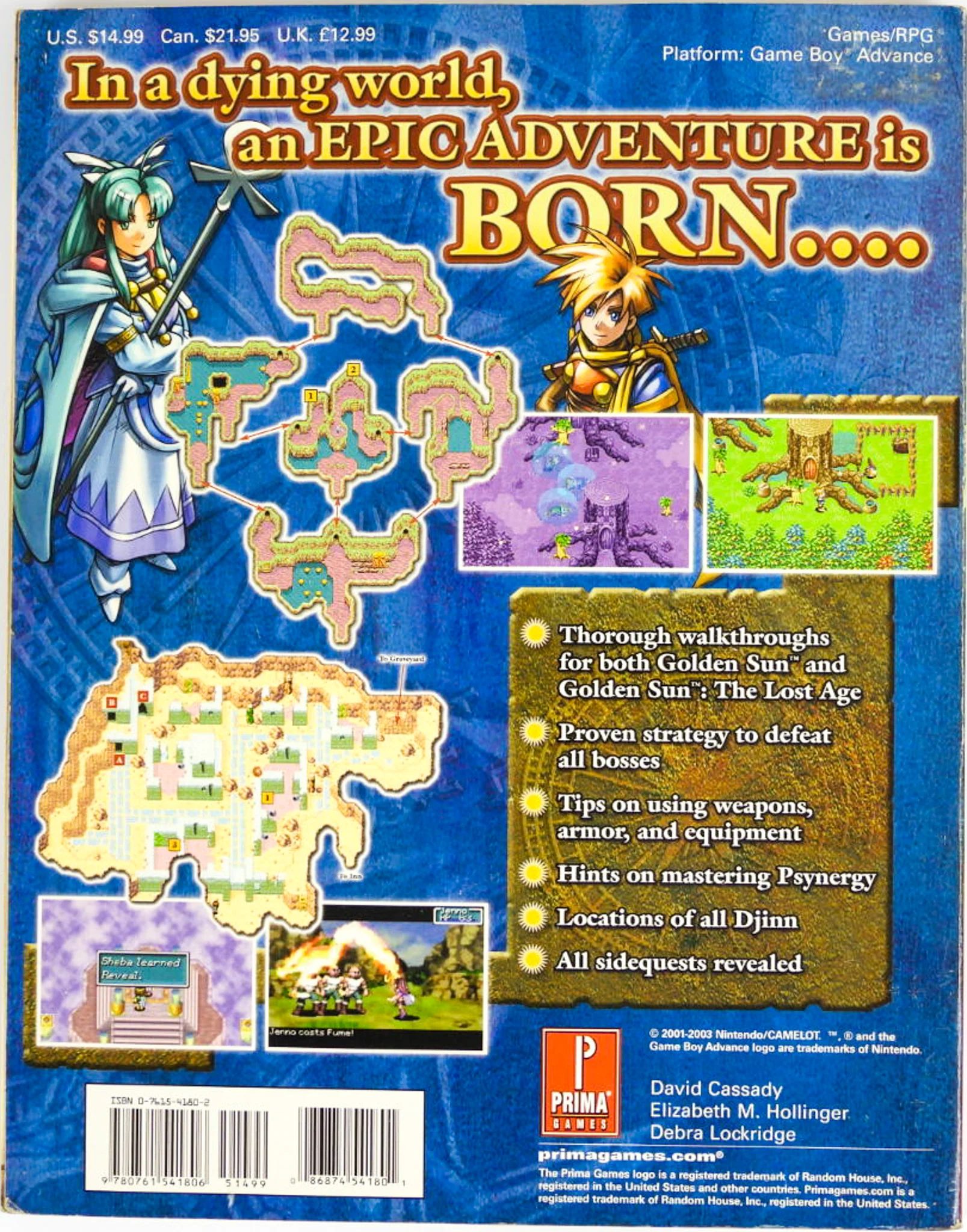 Golden Sun & Golden Sun The Lost Age [Prima Games] (Game Guide) - Image 2