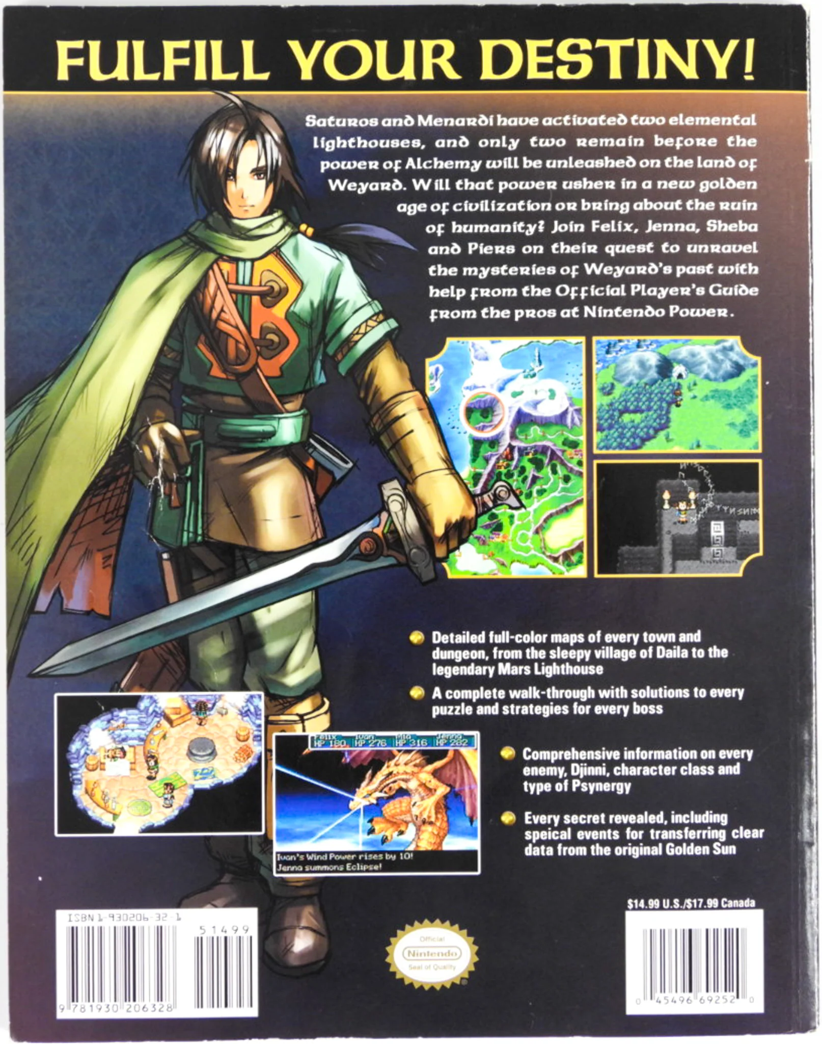 Golden Sun Lost Age Player's Guide [Nintendo Power] (Game Guide) - Image 2