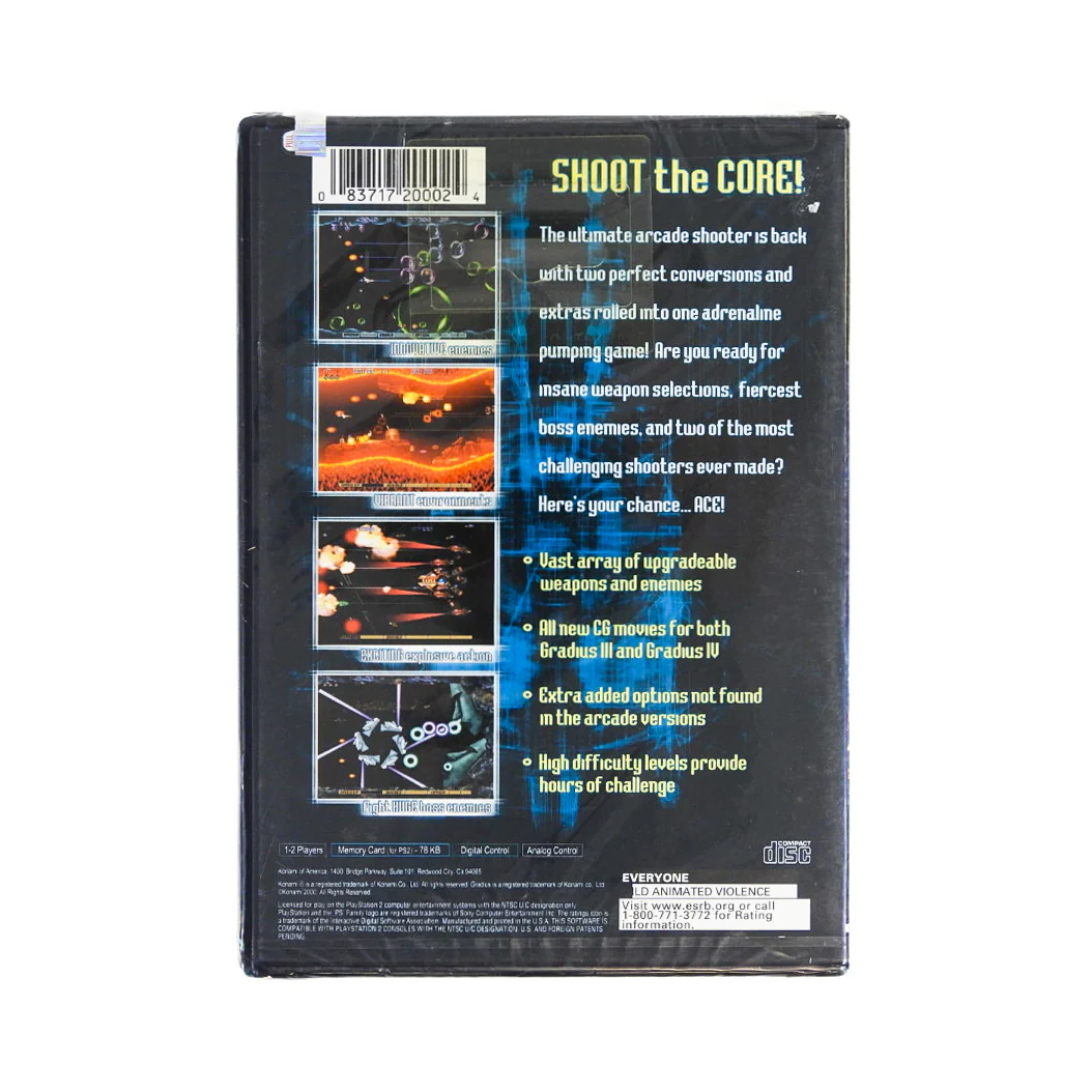 Gradius 3 And 4 (PlayStation 2 / PS2) - Image 2