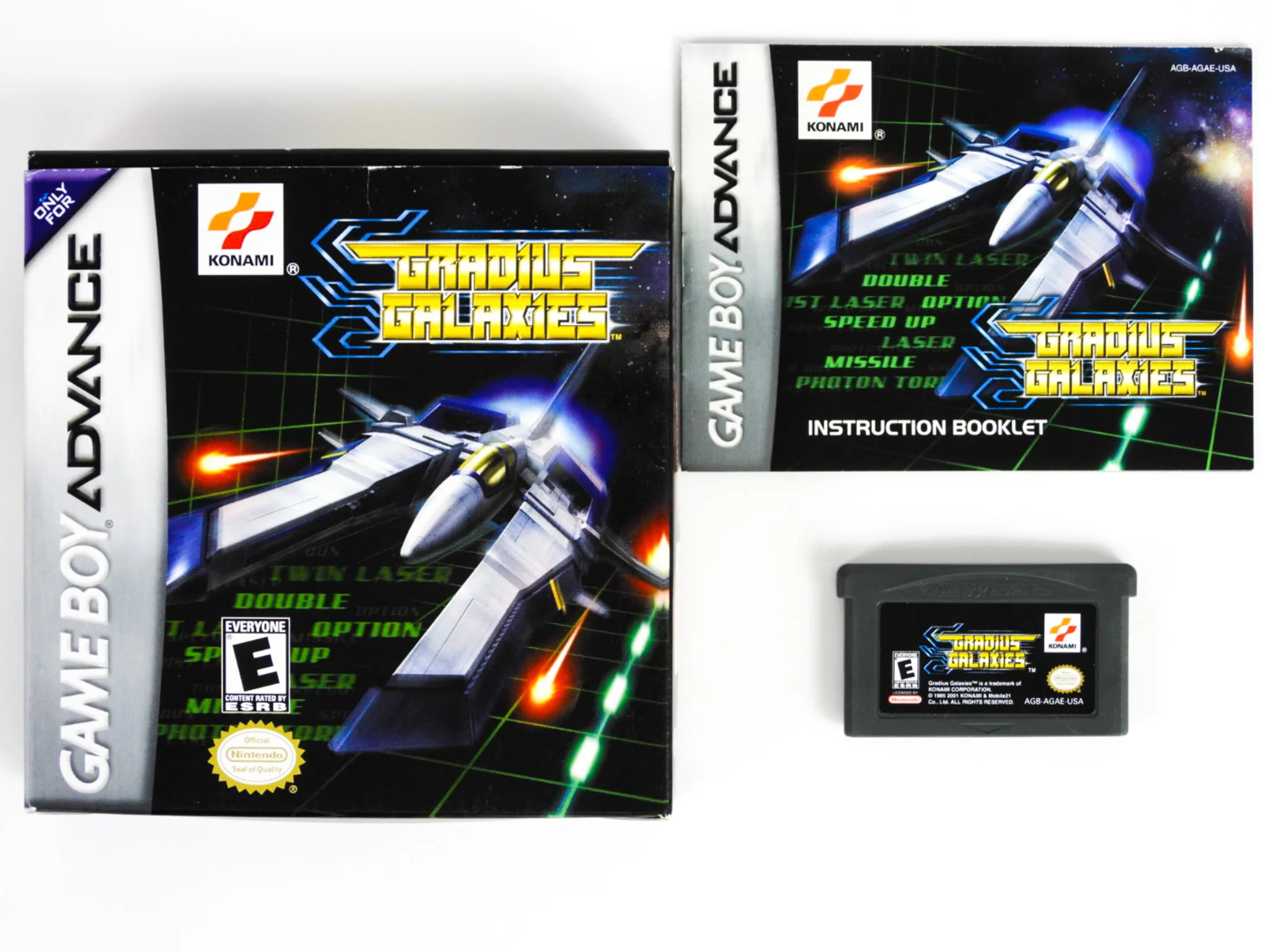 Gradius Galaxies (Nintendo Game Boy Advance / GBA)