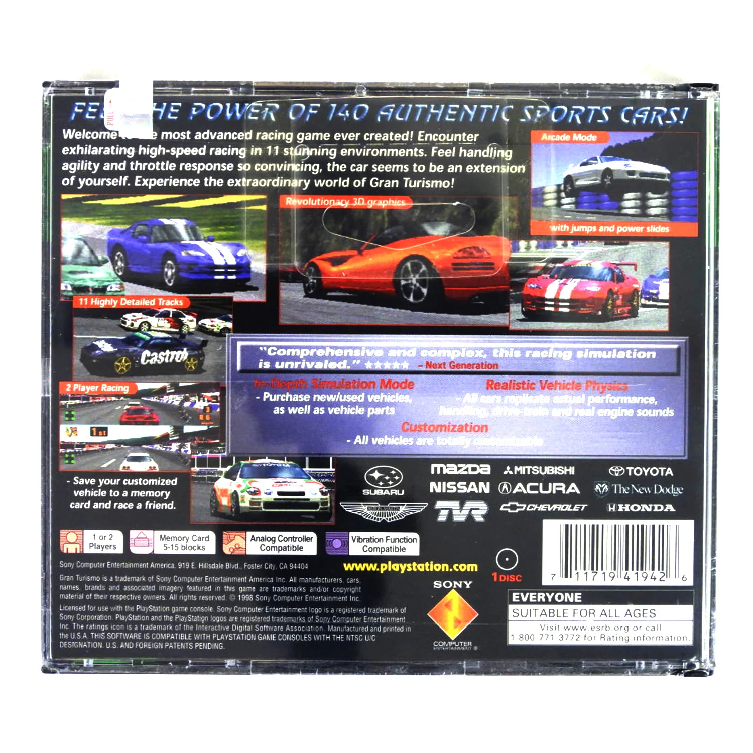 Gran Turismo [Greatest Hits] (PlayStation / PS1) - Image 2