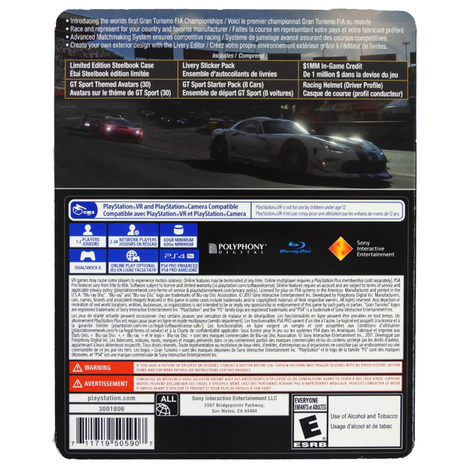 Gran Turismo Sport [Limited Edition] (PlayStation 4 / PS4) - Image 2