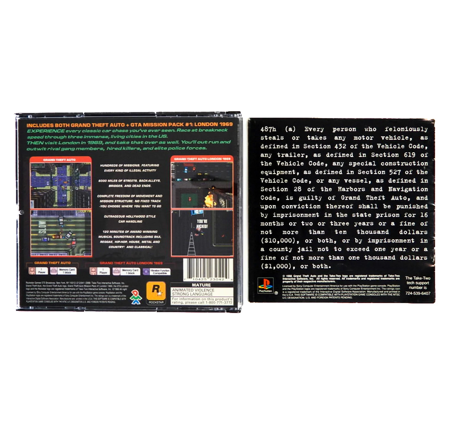 Grand Theft Auto [Director's Cut] (PlayStation / PS1) - Image 3