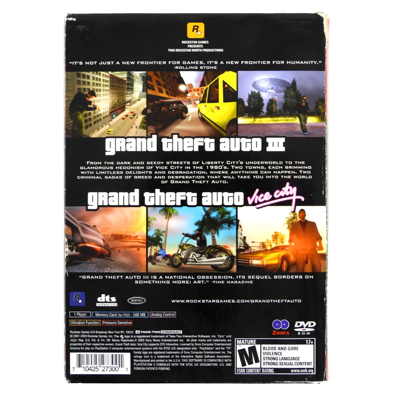 Grand Theft Auto Double Pack [Greatest Hits] (PlayStation 2 / PS2) - Image 15