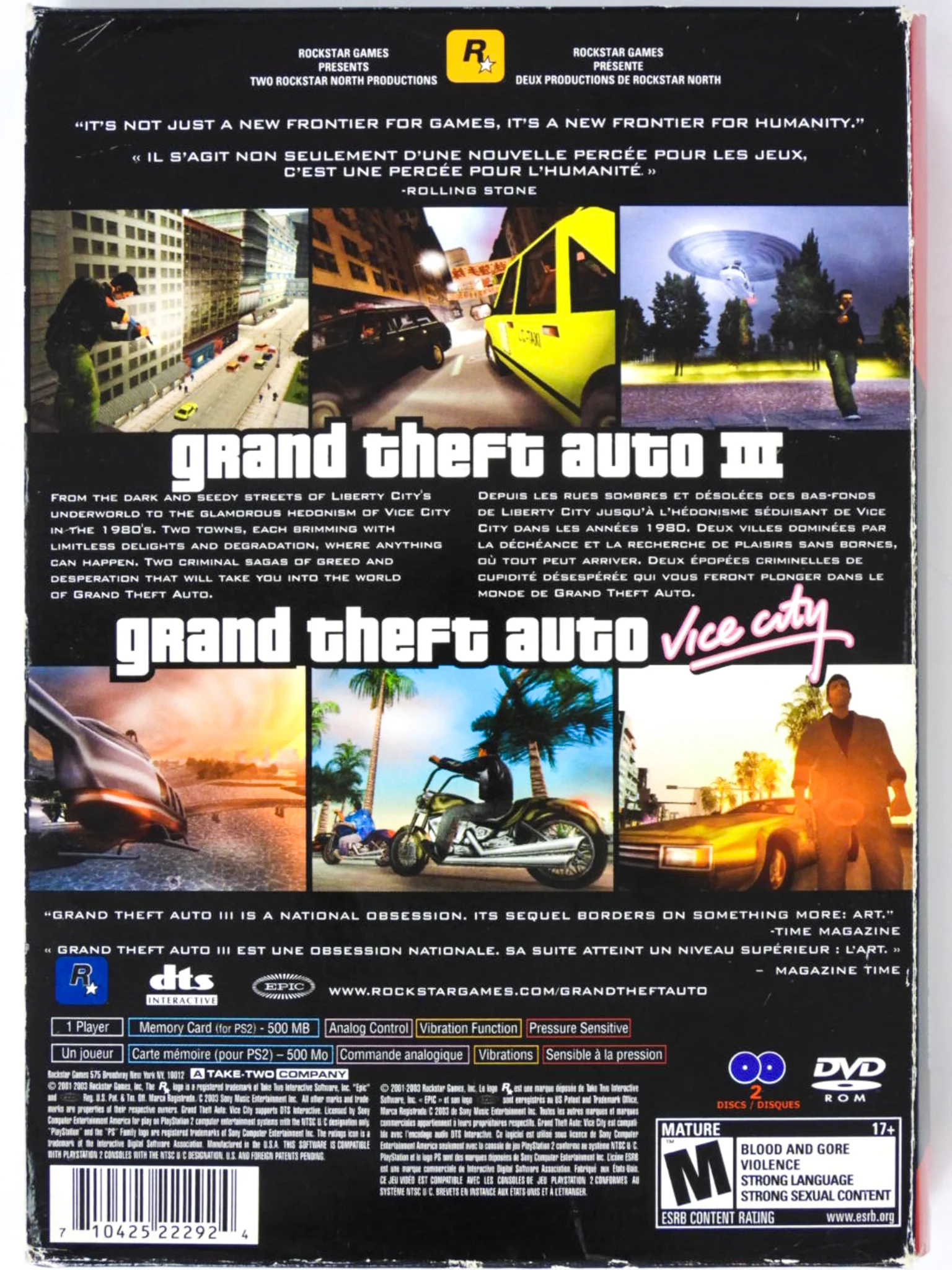 Grand Theft Auto Double Pack [Greatest Hits] (PlayStation 2 / PS2) - Image 9