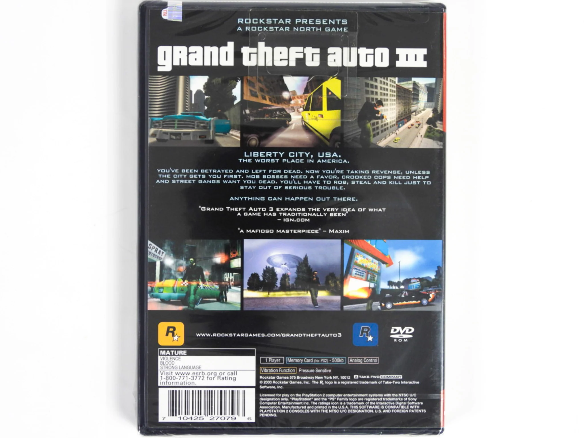 Grand Theft Auto III [Greatest Hits] (PlayStation 2 / PS2) - Image 2