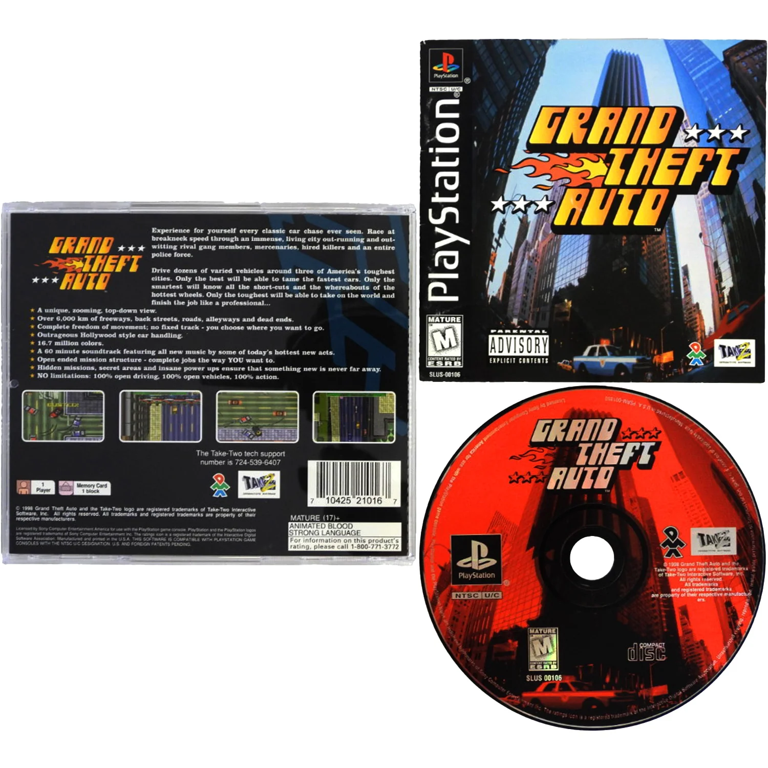 Grand Theft Auto (PlayStation / PS1)