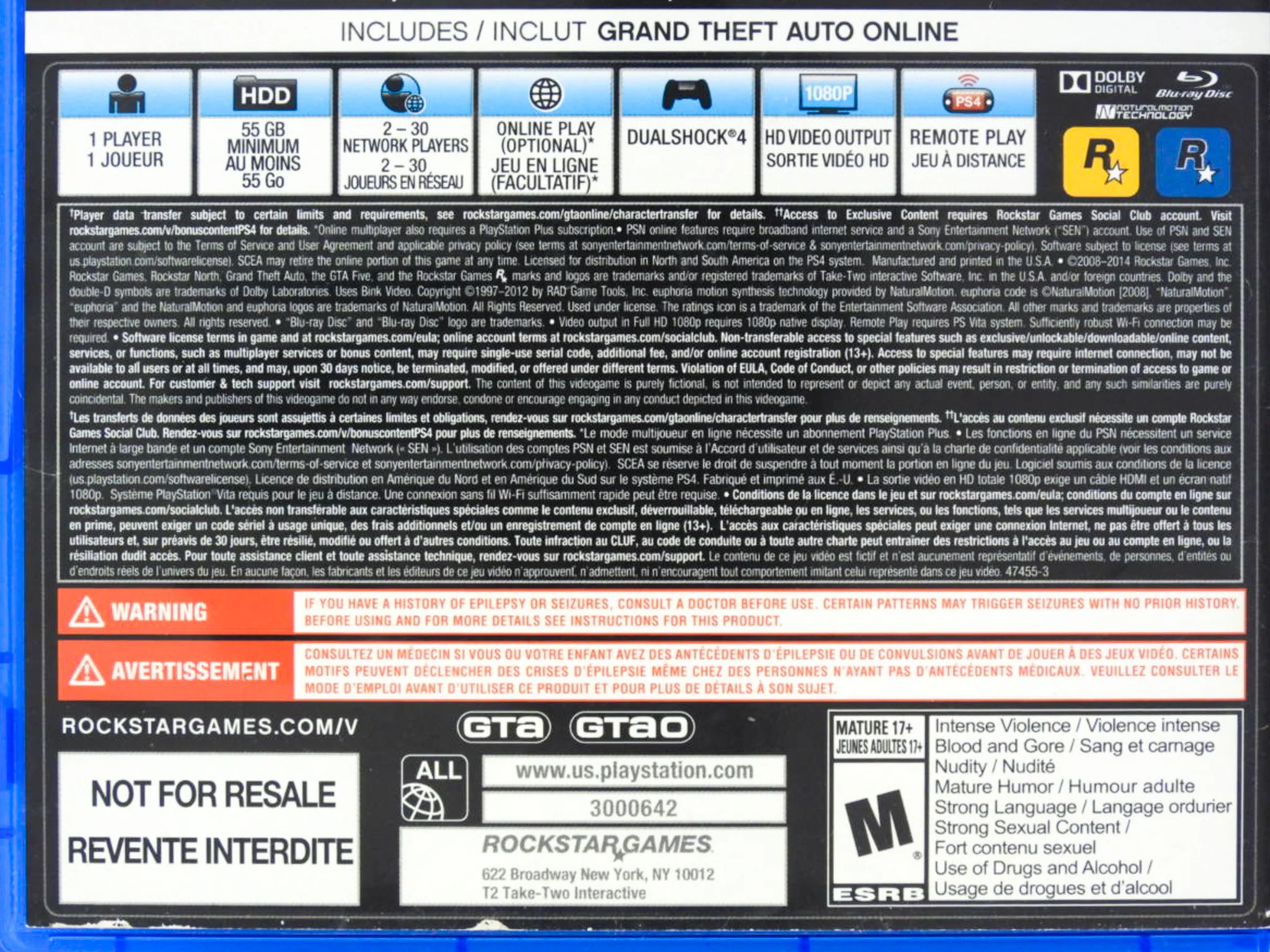 Grand Theft Auto V 5 [Not For Resale] (PlayStation 4 / PS4) - Image 6