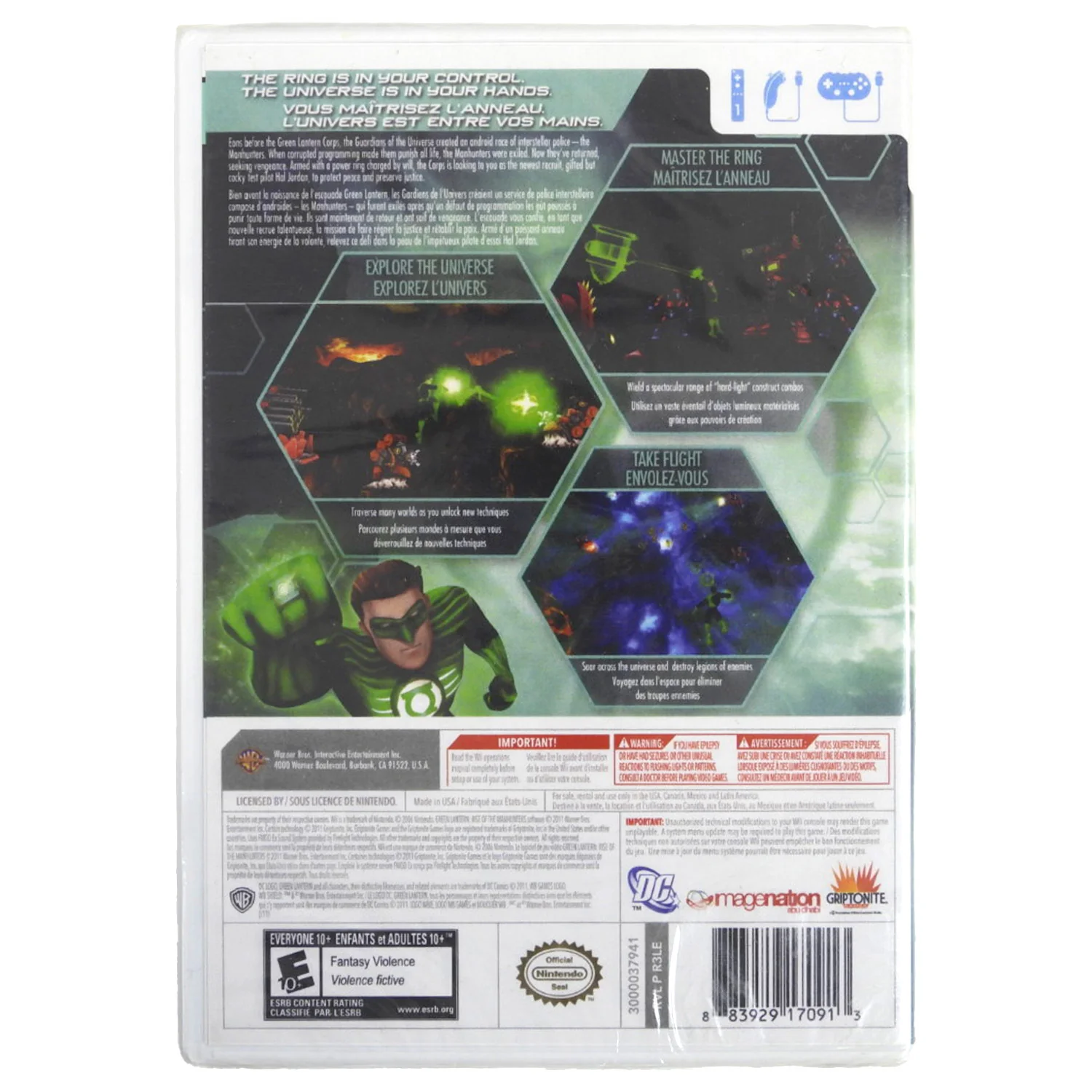 Green Lantern: Rise of the Manhunters (Nintendo Wii) - Image 2