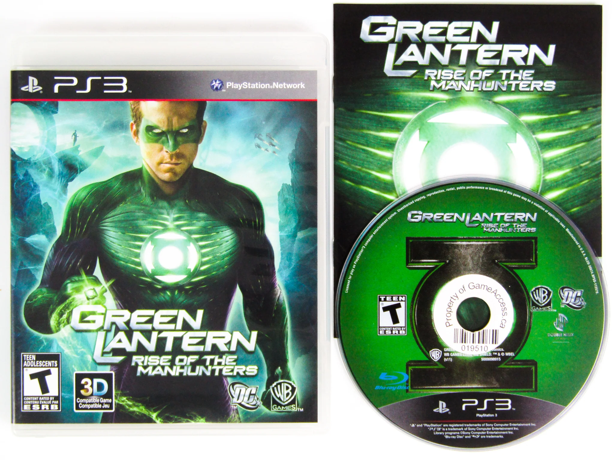 Green Lantern: Rise Of The Manhunters (PlayStation 3 / PS3) - Image 2