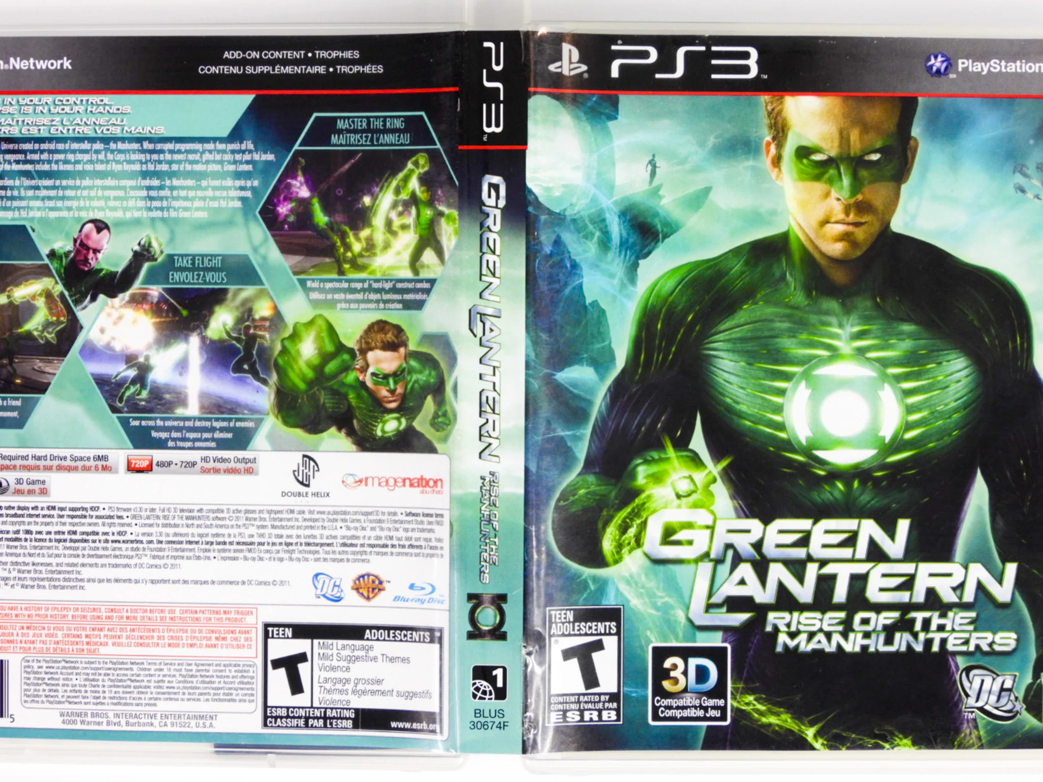 Green Lantern: Rise Of The Manhunters (PlayStation 3 / PS3) - Image 5