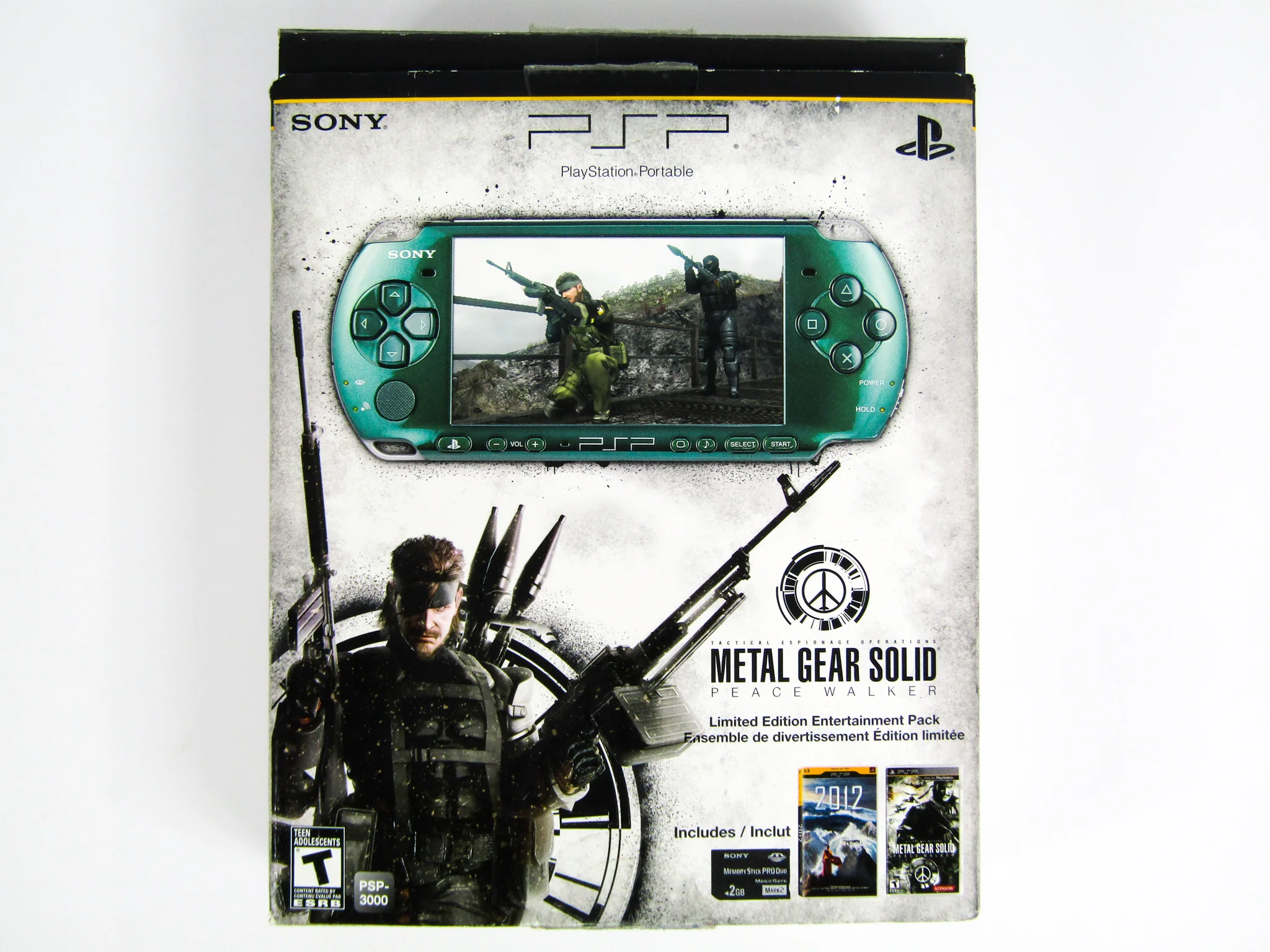 PlayStation Portable System [PSP-3000] [Metal Gear Limited Edition] Green (PSP)