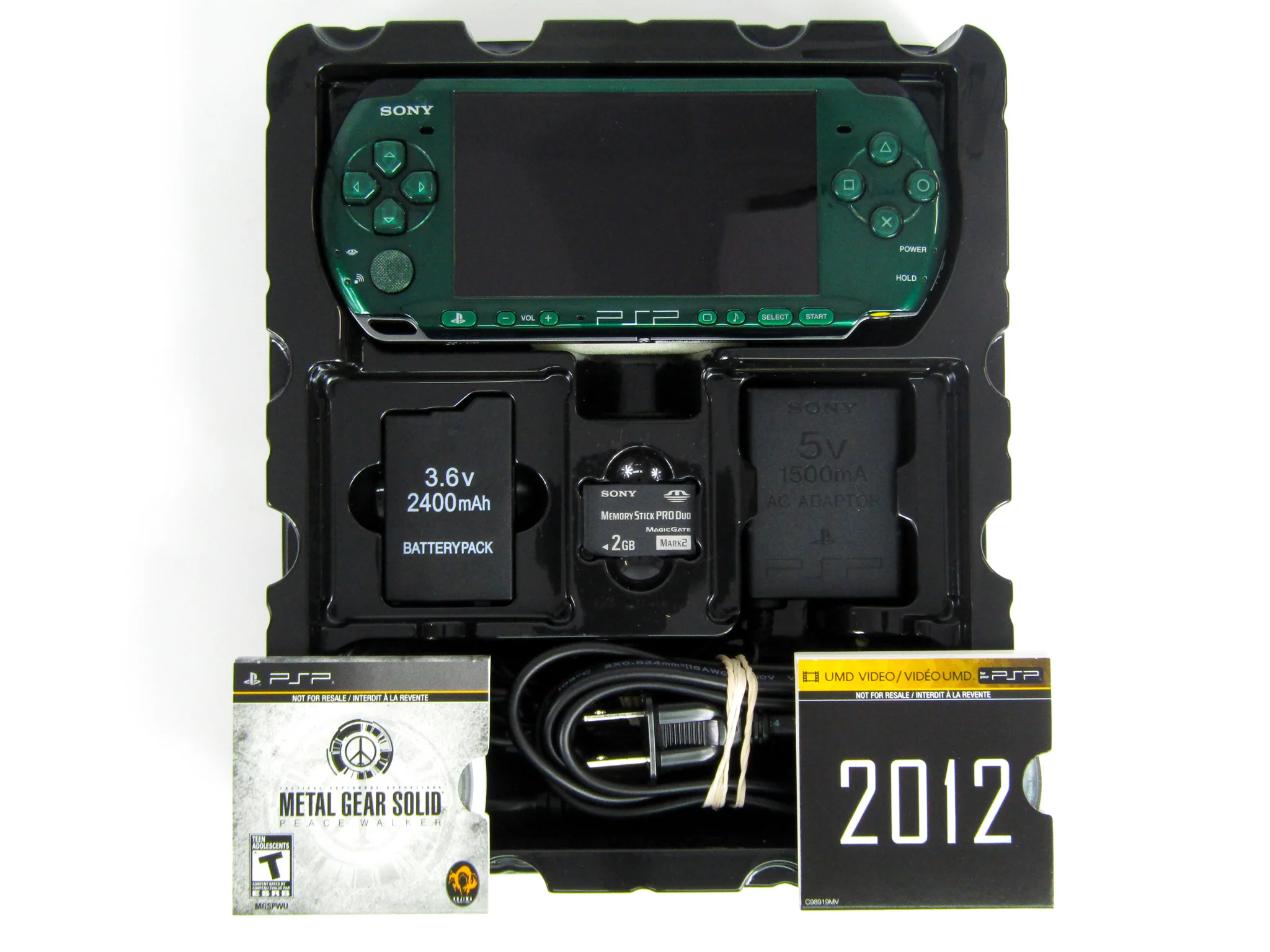PlayStation Portable System [PSP-3000] [Metal Gear Limited Edition] Green (PSP) - Image 4
