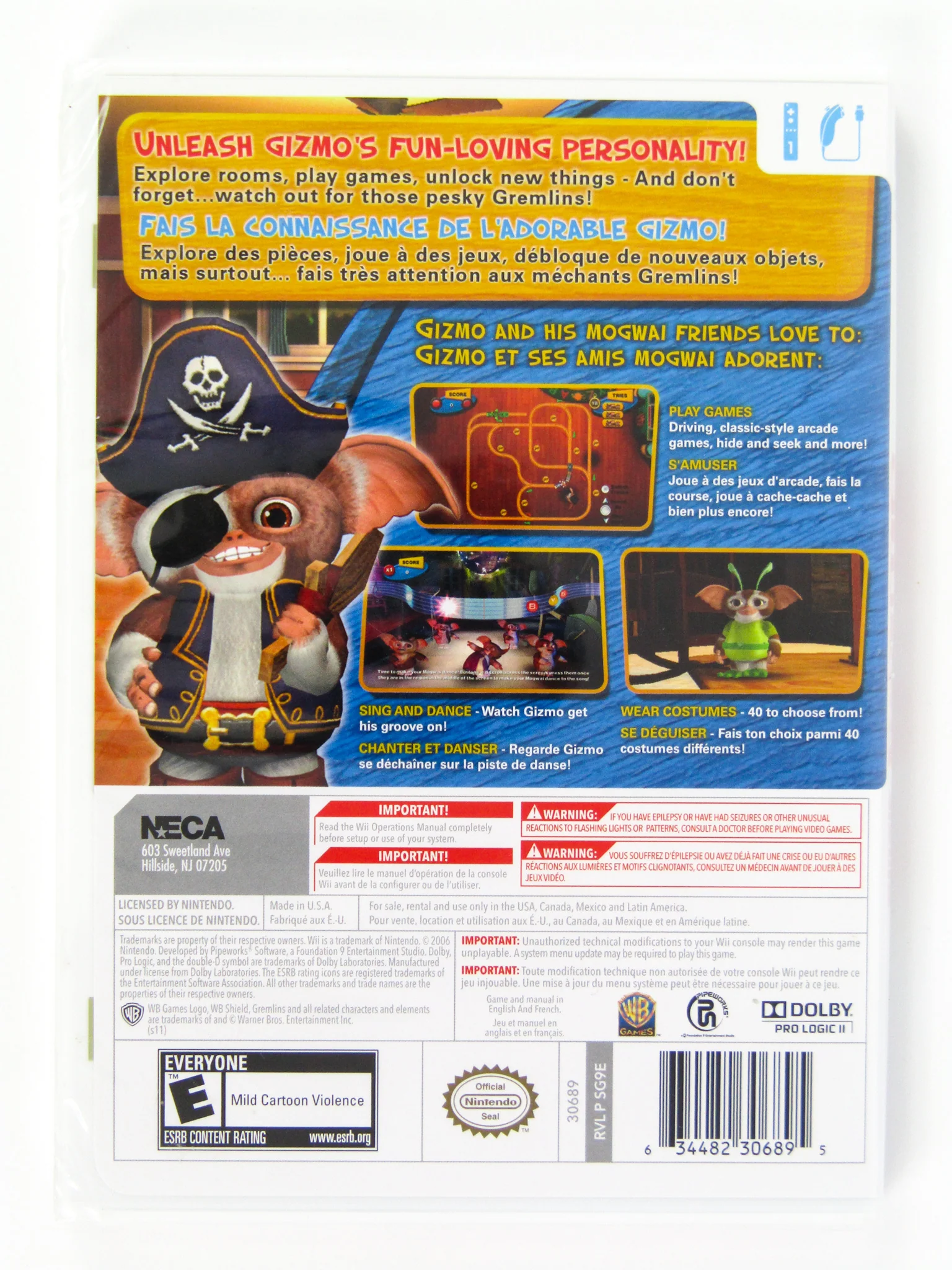 Gremlins Gizmo (Nintendo Wii) - Image 2