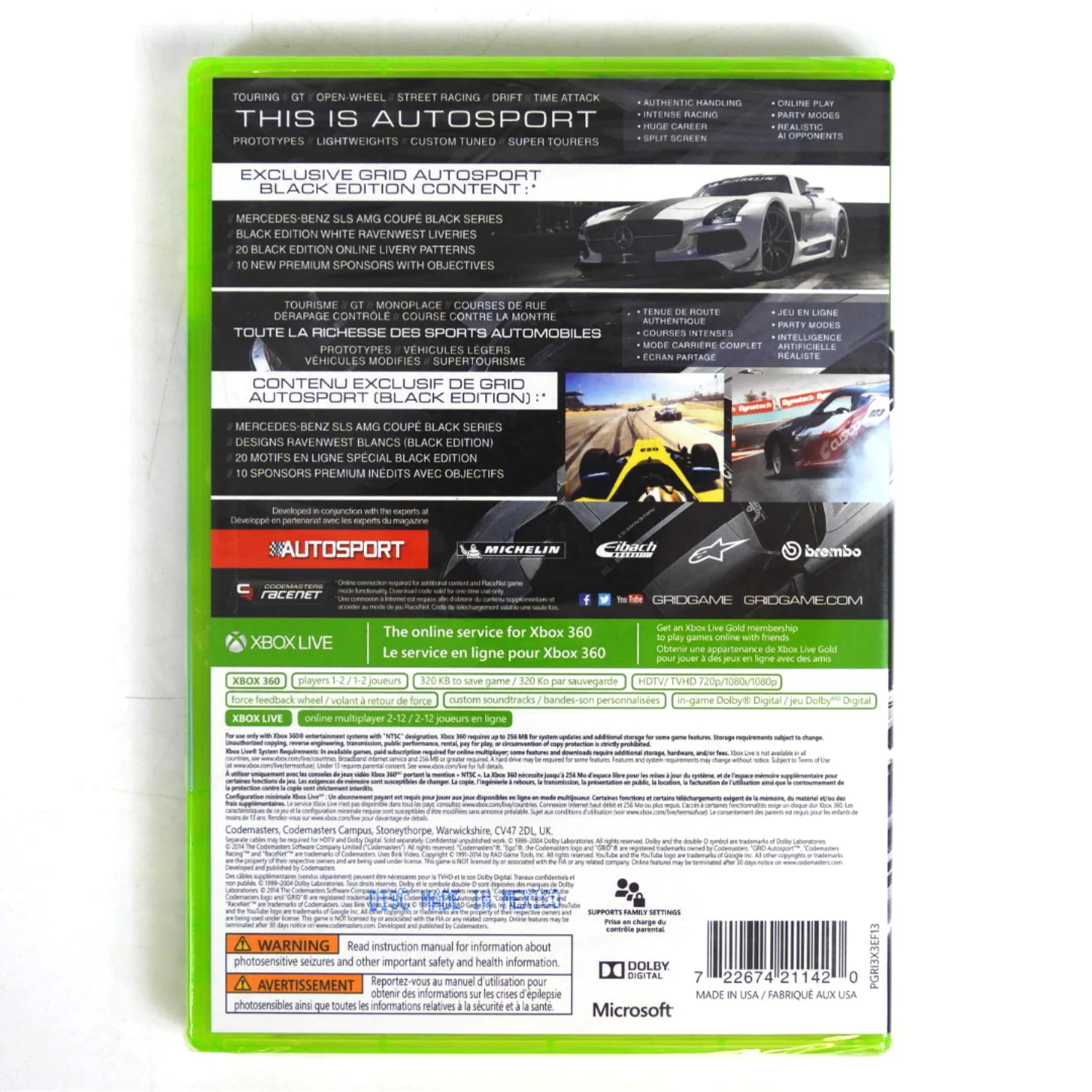 Grid Autosport: Limited Black Edition (Xbox 360) - Image 2