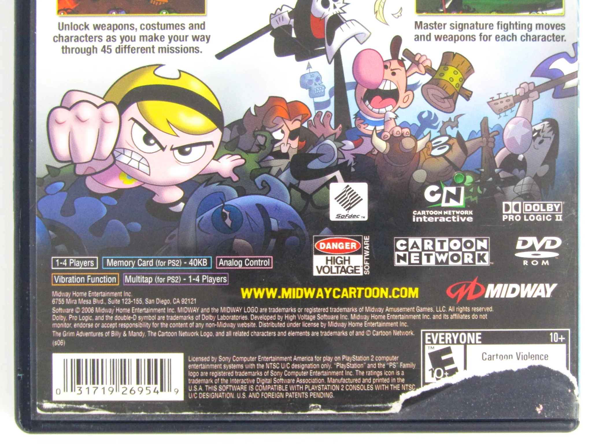 Grim Adventures Of Billy & Mandy (PlayStation 2 / PS2) - Image 3